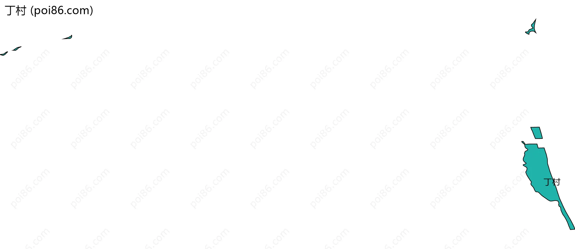 丁村边界地图
