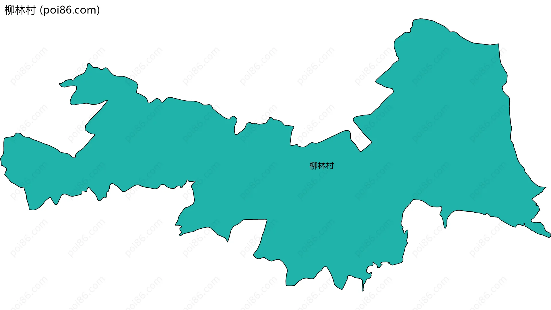 柳林村边界地图