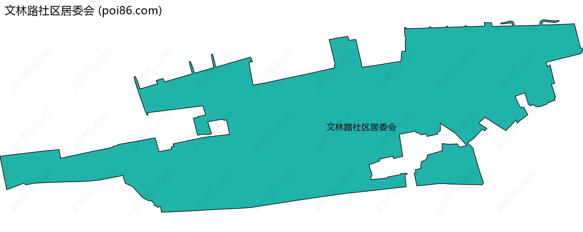 文林路社区居委会边界地图