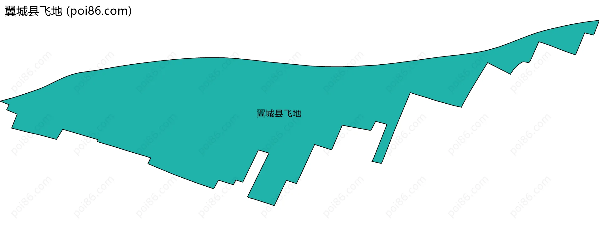 翼城县飞地边界地图