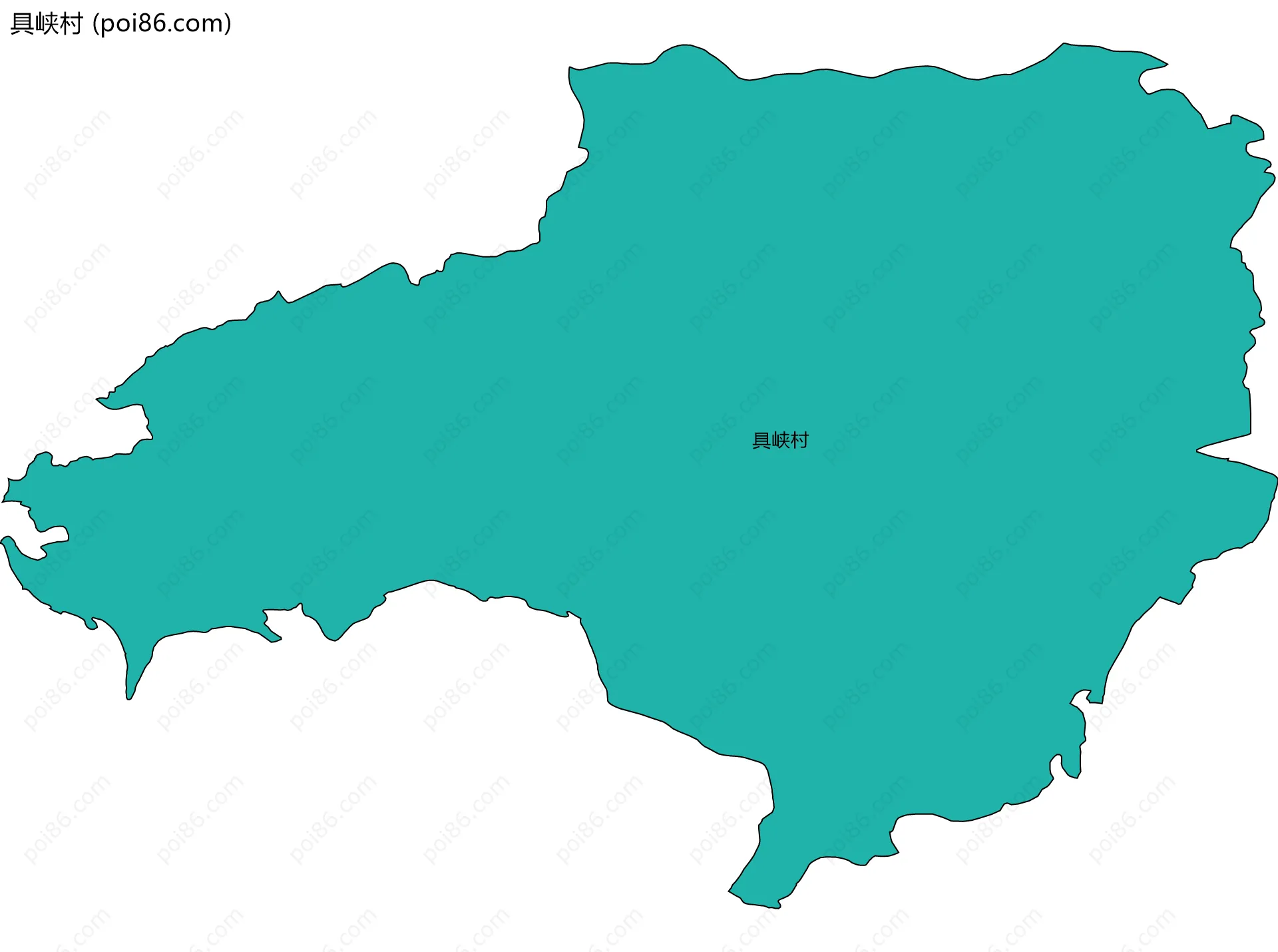 具峡村边界地图