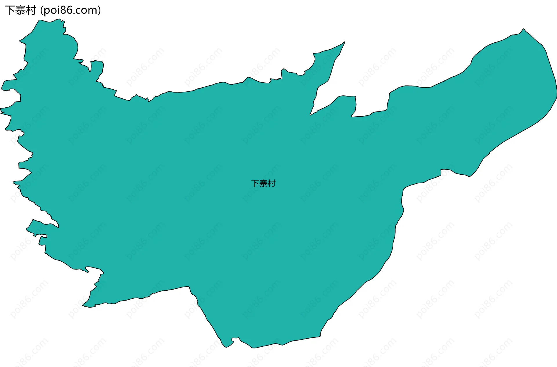 下寨村边界地图