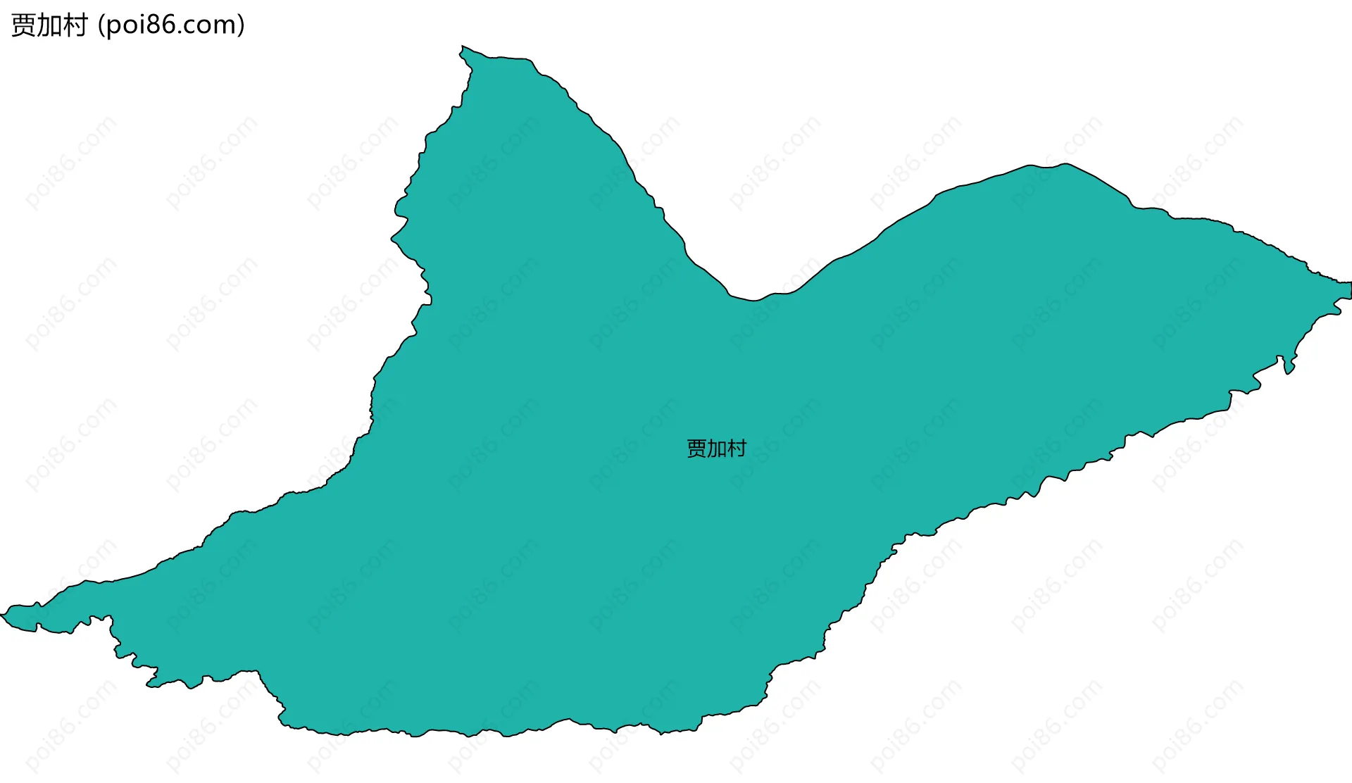贾加村边界地图