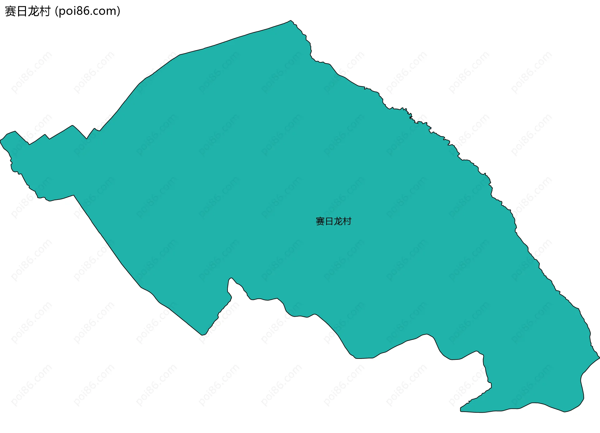 赛日龙村边界地图