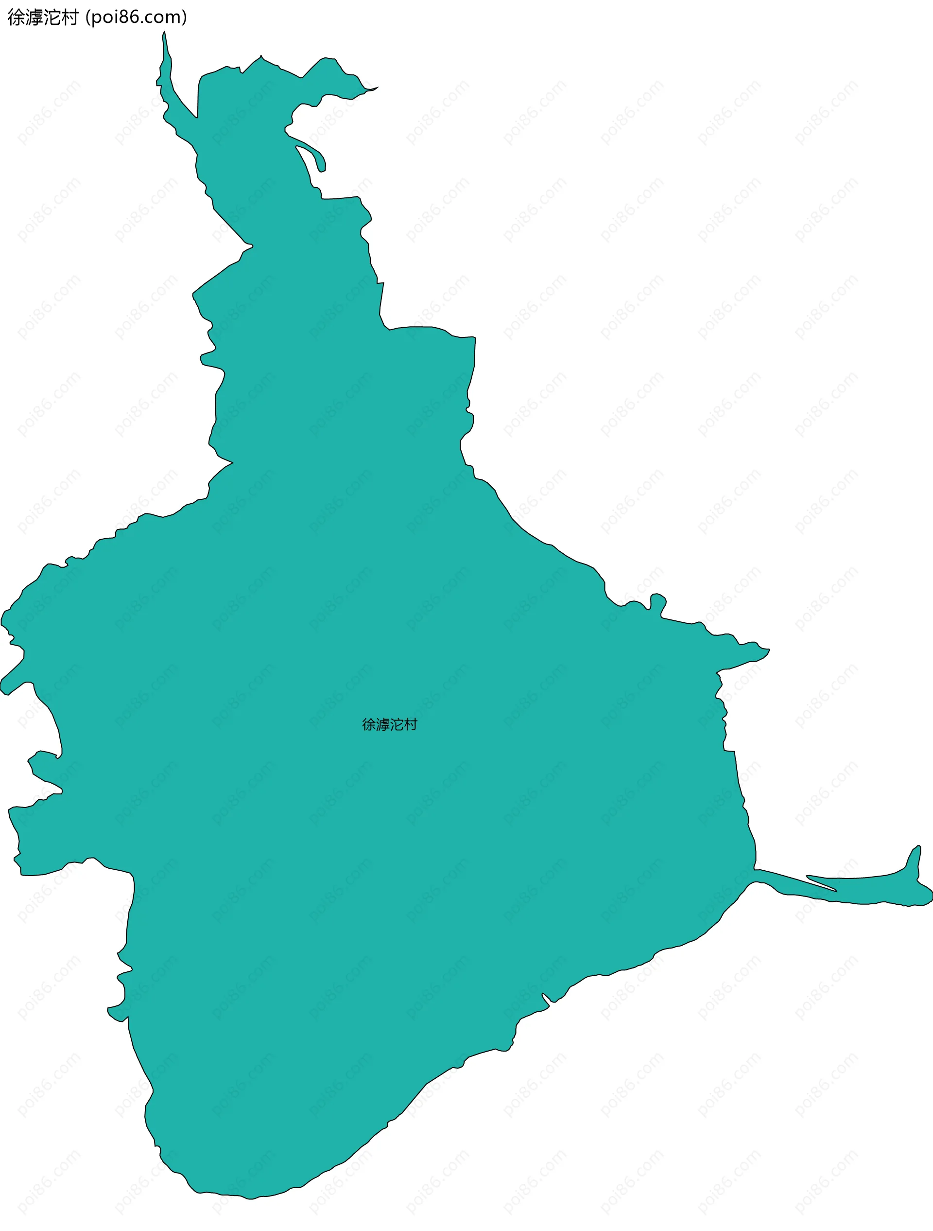 徐滹沱村边界地图