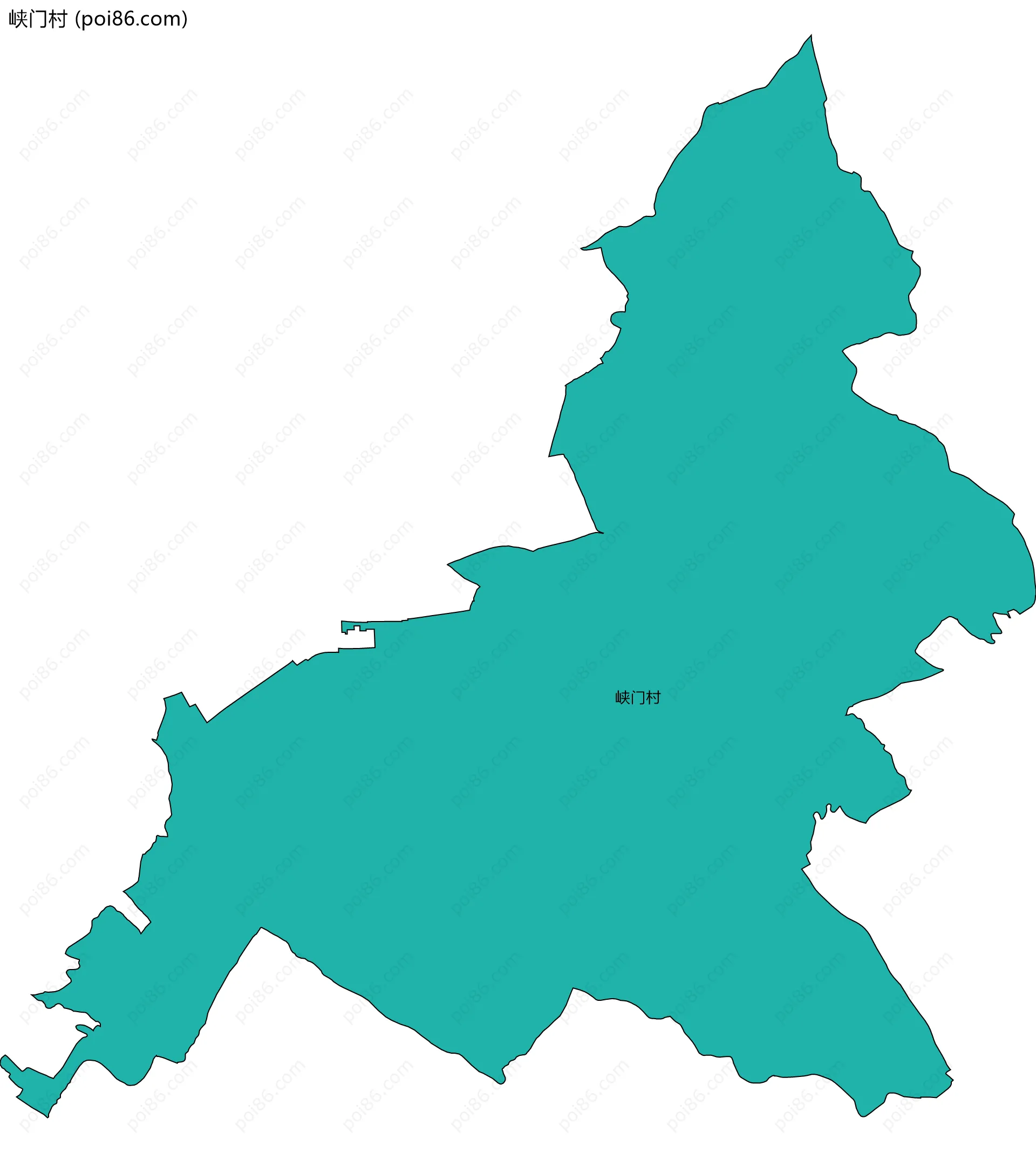 峡门村边界地图