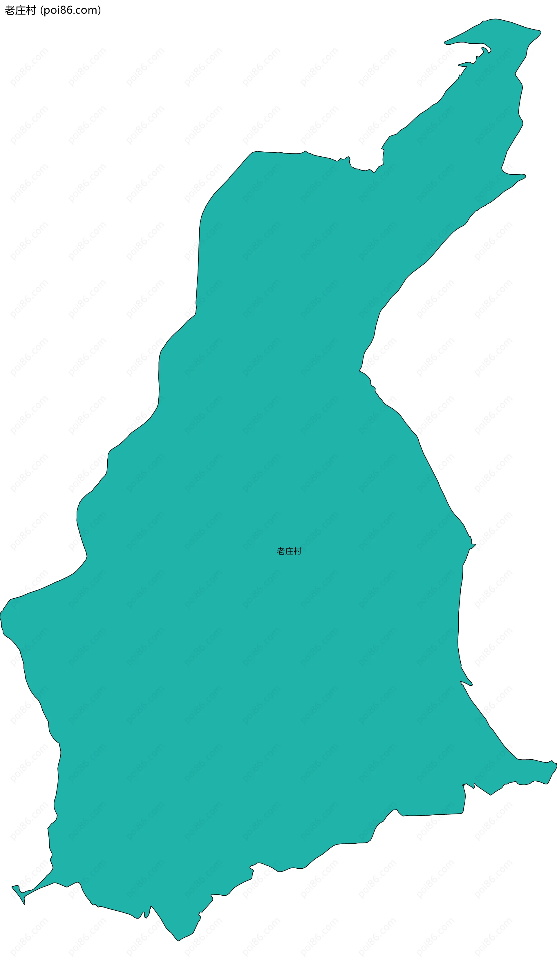 老庄村边界地图