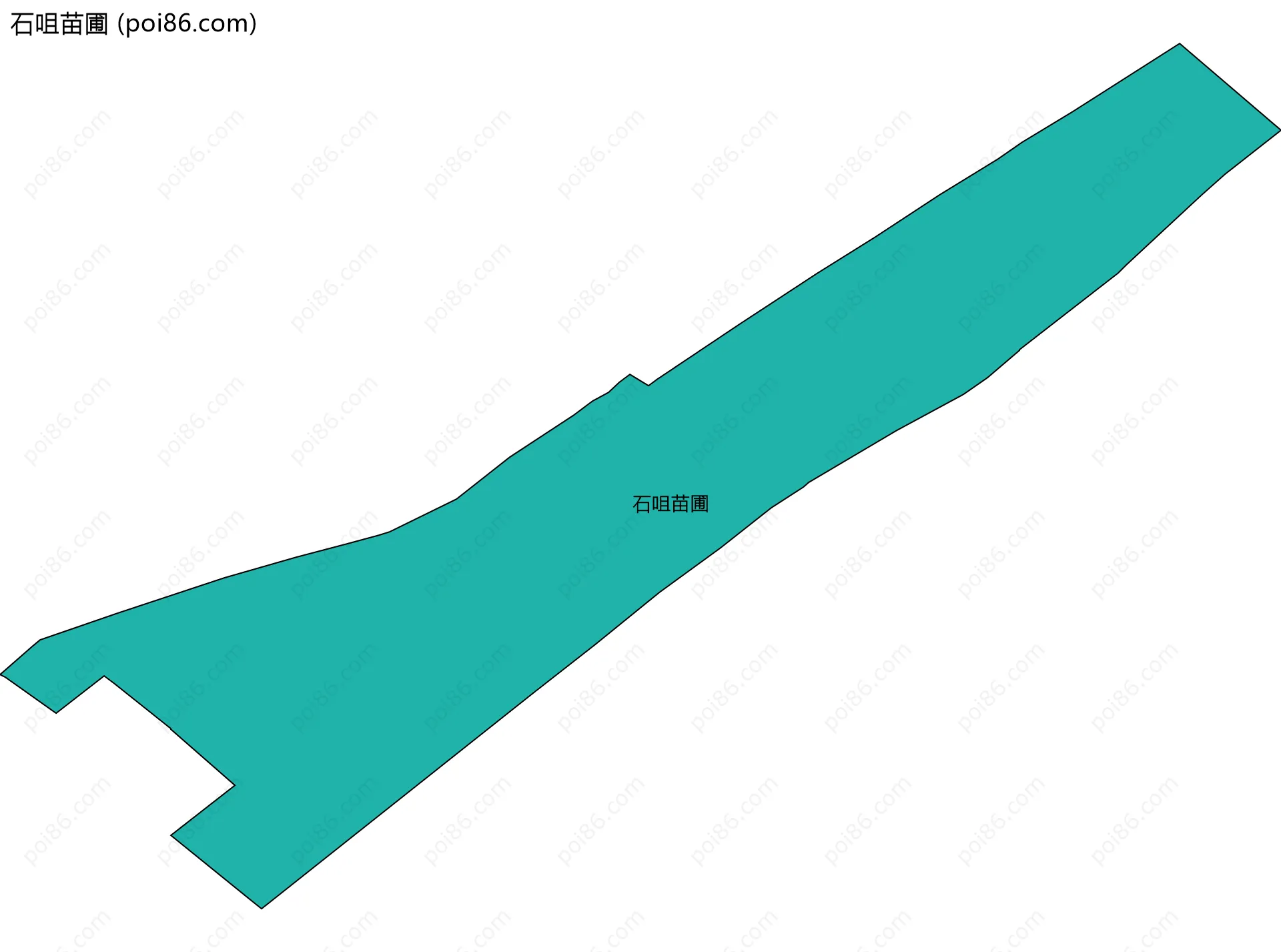 石咀苗圃边界地图
