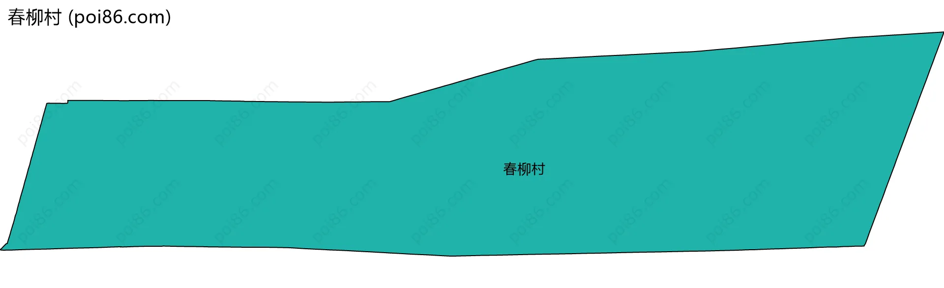 春柳村边界地图