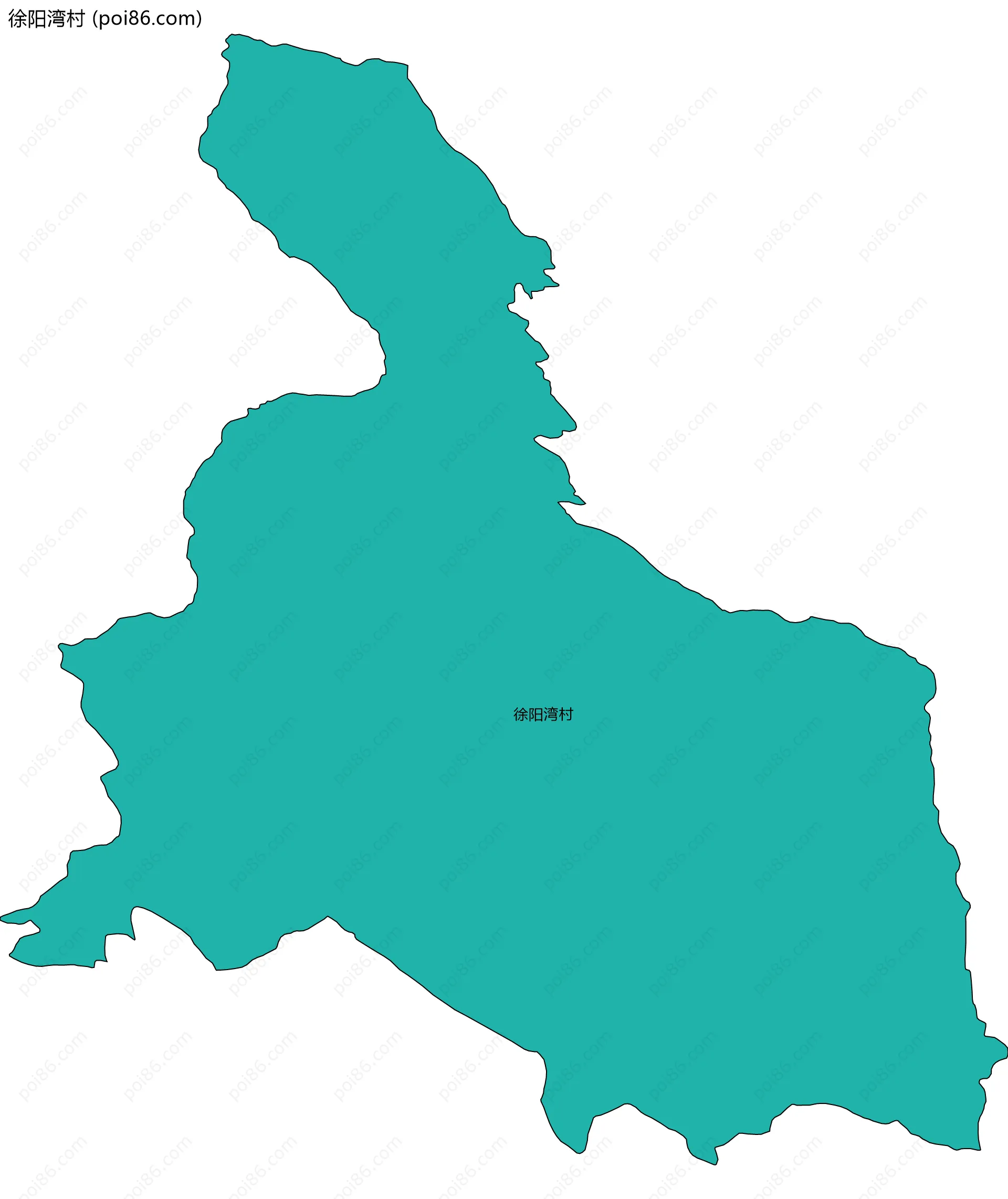 徐阳湾村边界地图
