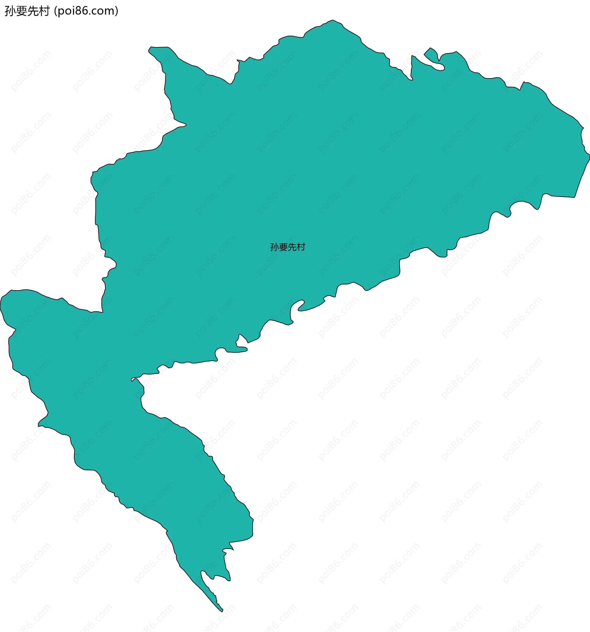 孙要先村边界地图