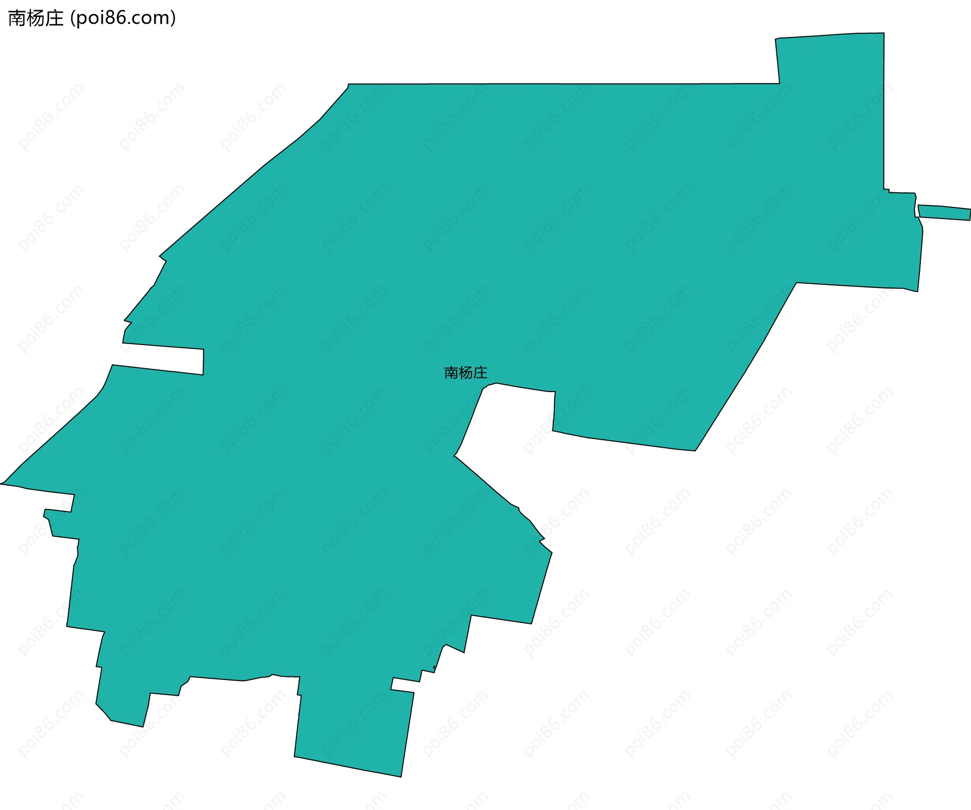 南杨庄边界地图
