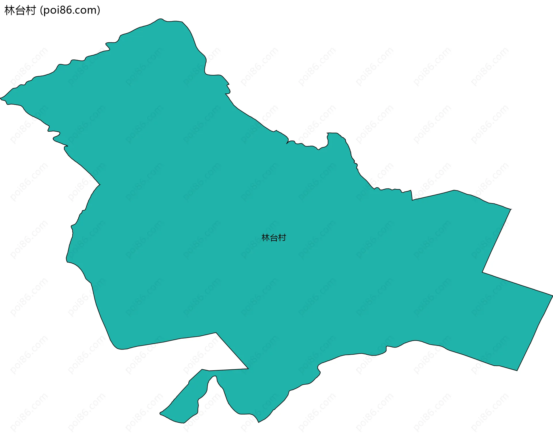 林台村边界地图
