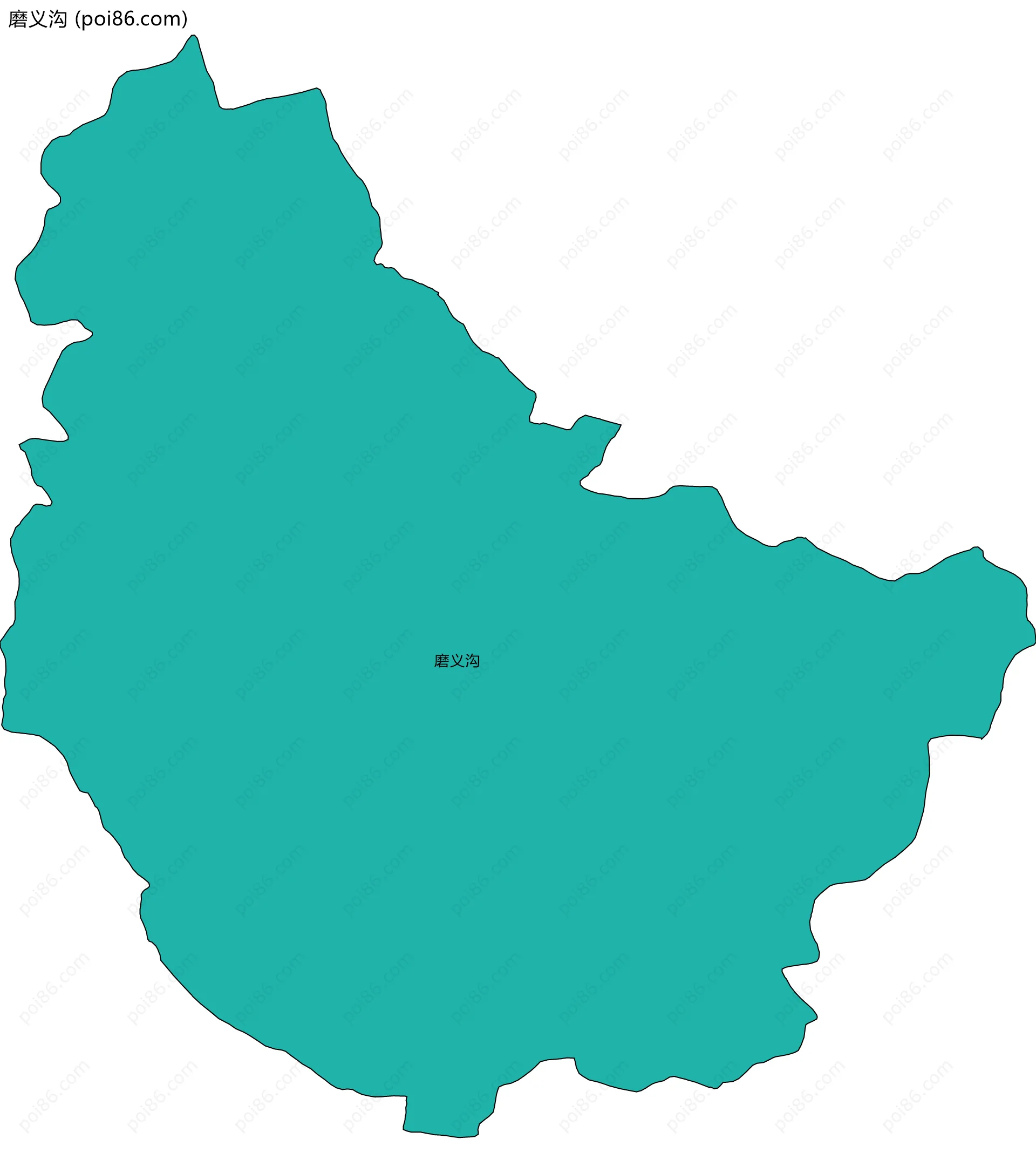 磨义沟边界地图