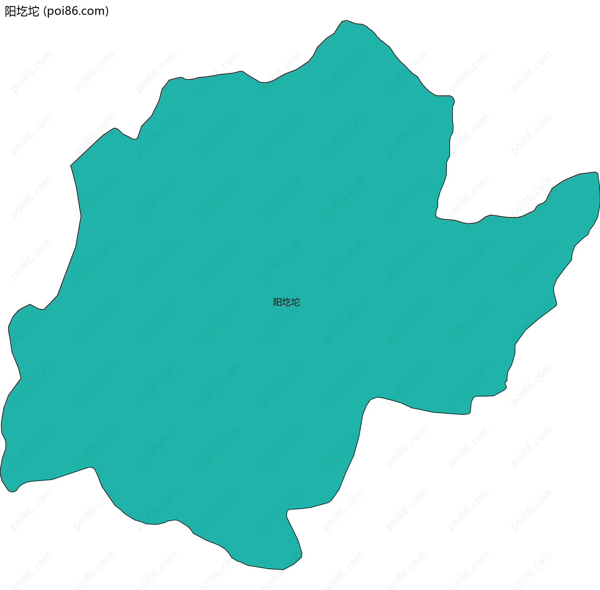 阳圪坨边界地图