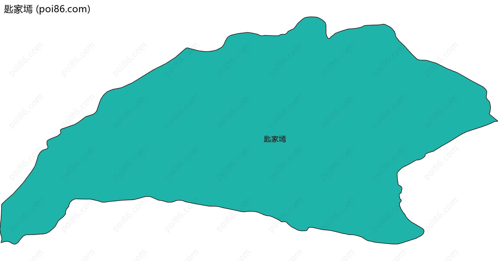 匙家墕边界地图