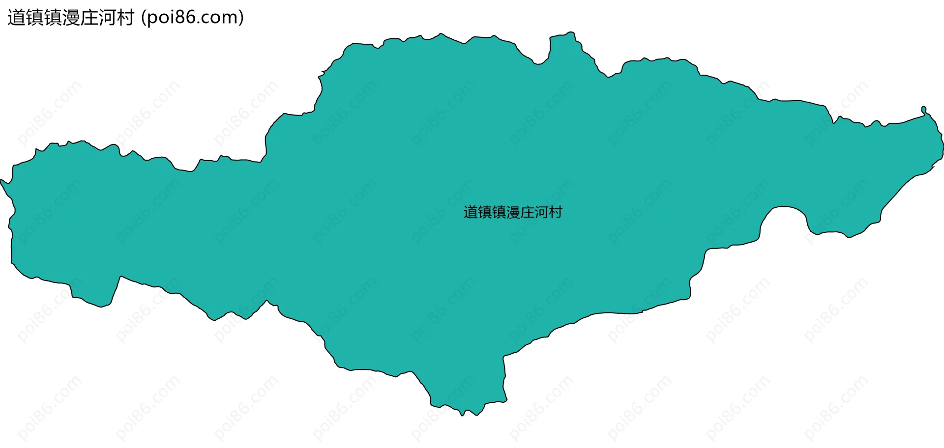道镇镇漫庄河村边界地图