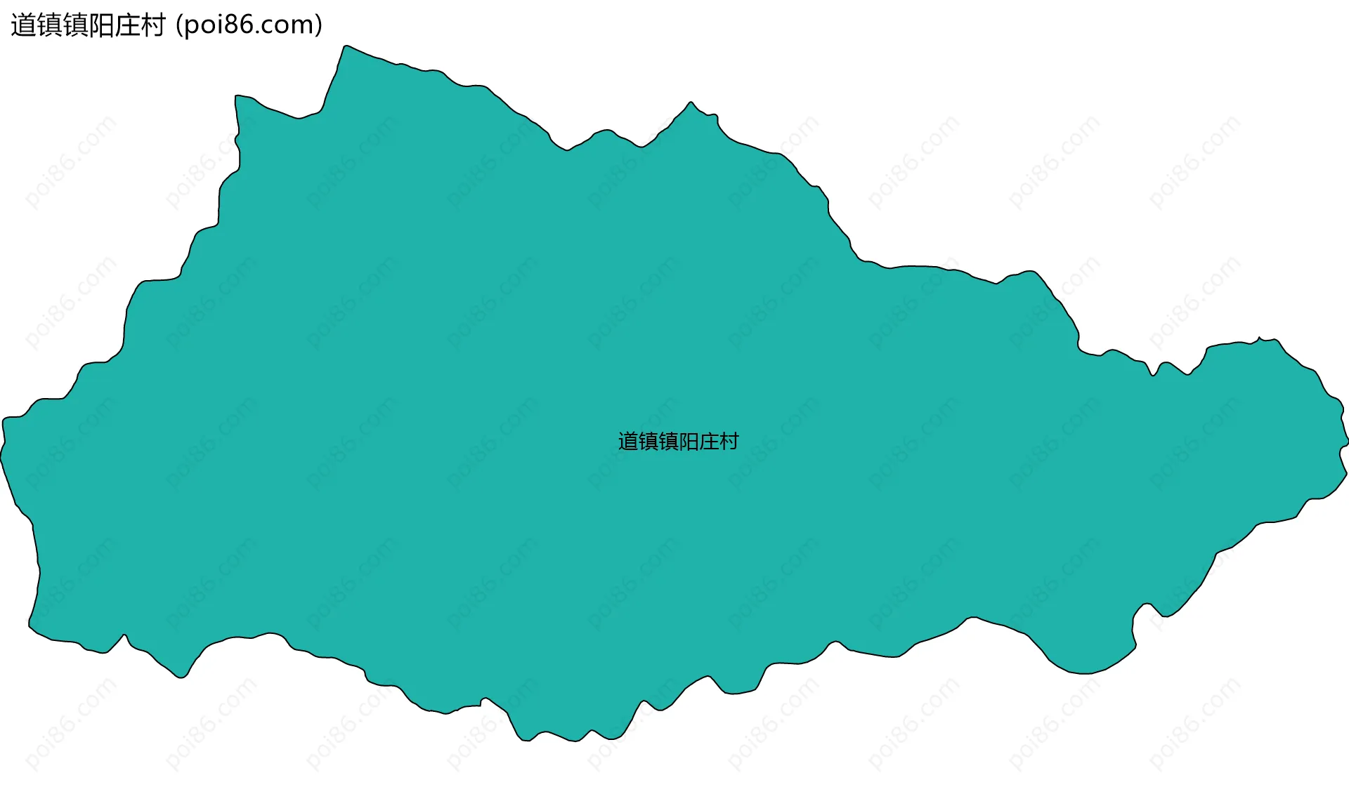 道镇镇阳庄村边界地图