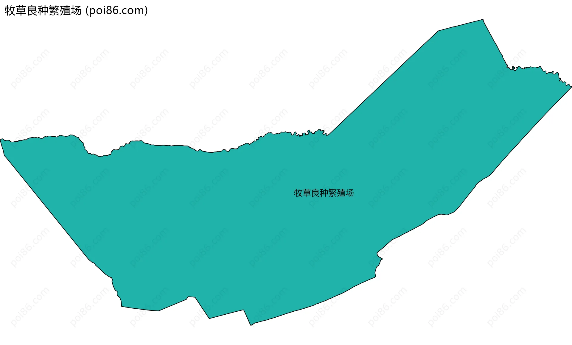 牧草良种繁殖场边界地图