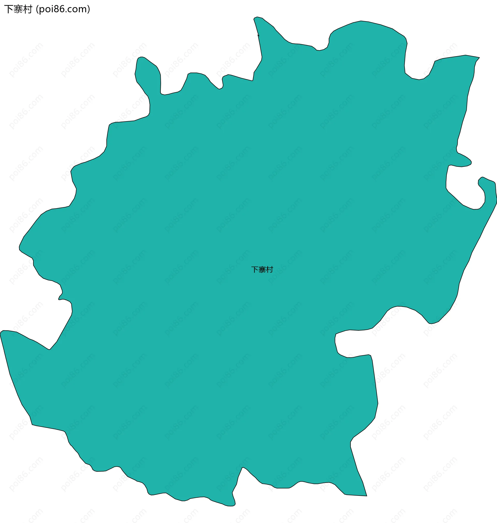 下寨村边界地图