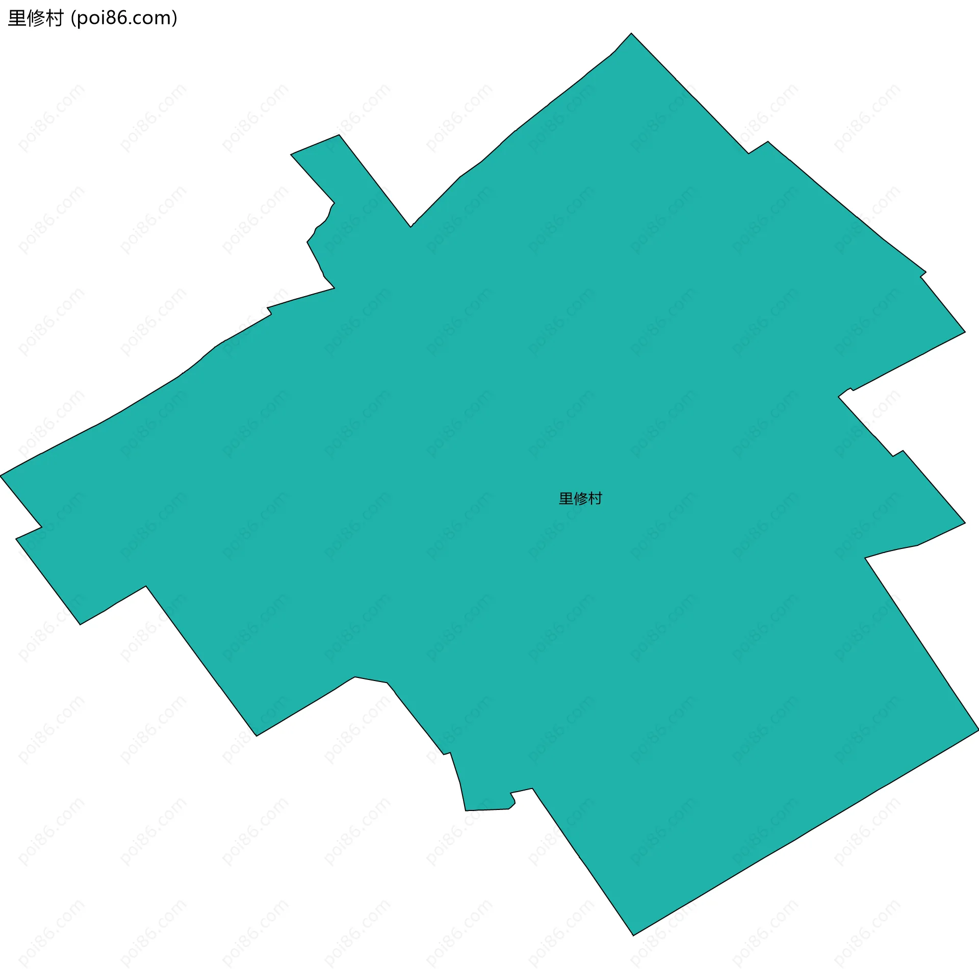 里修村边界地图