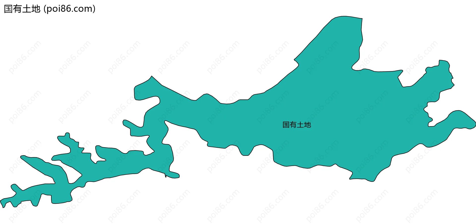 国有土地边界地图