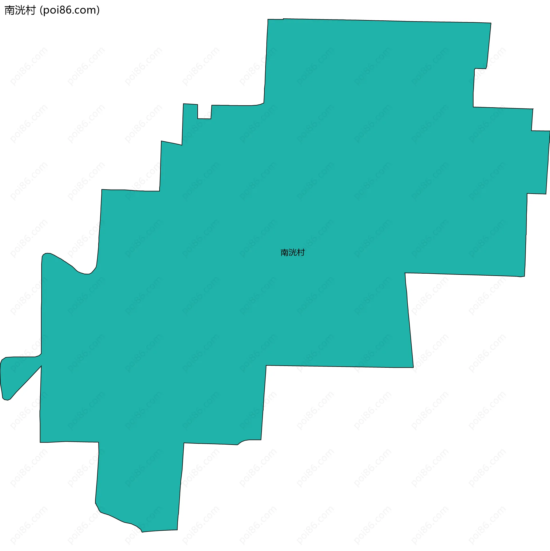 南洸村边界地图