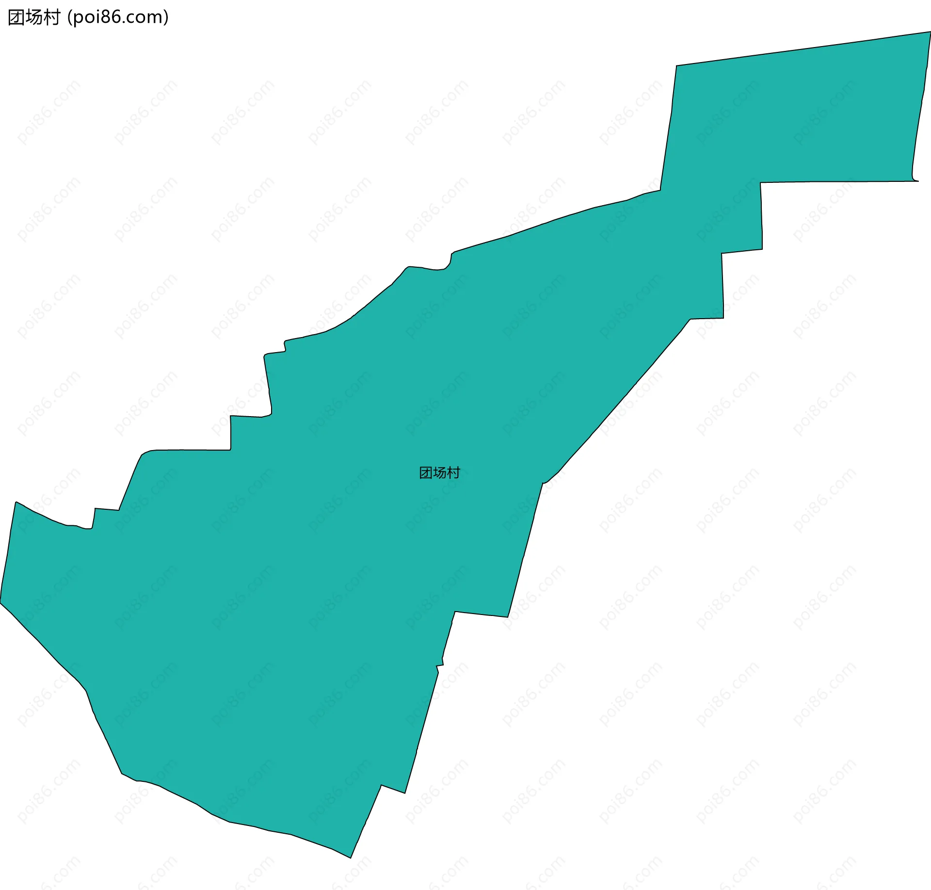 团场村边界地图
