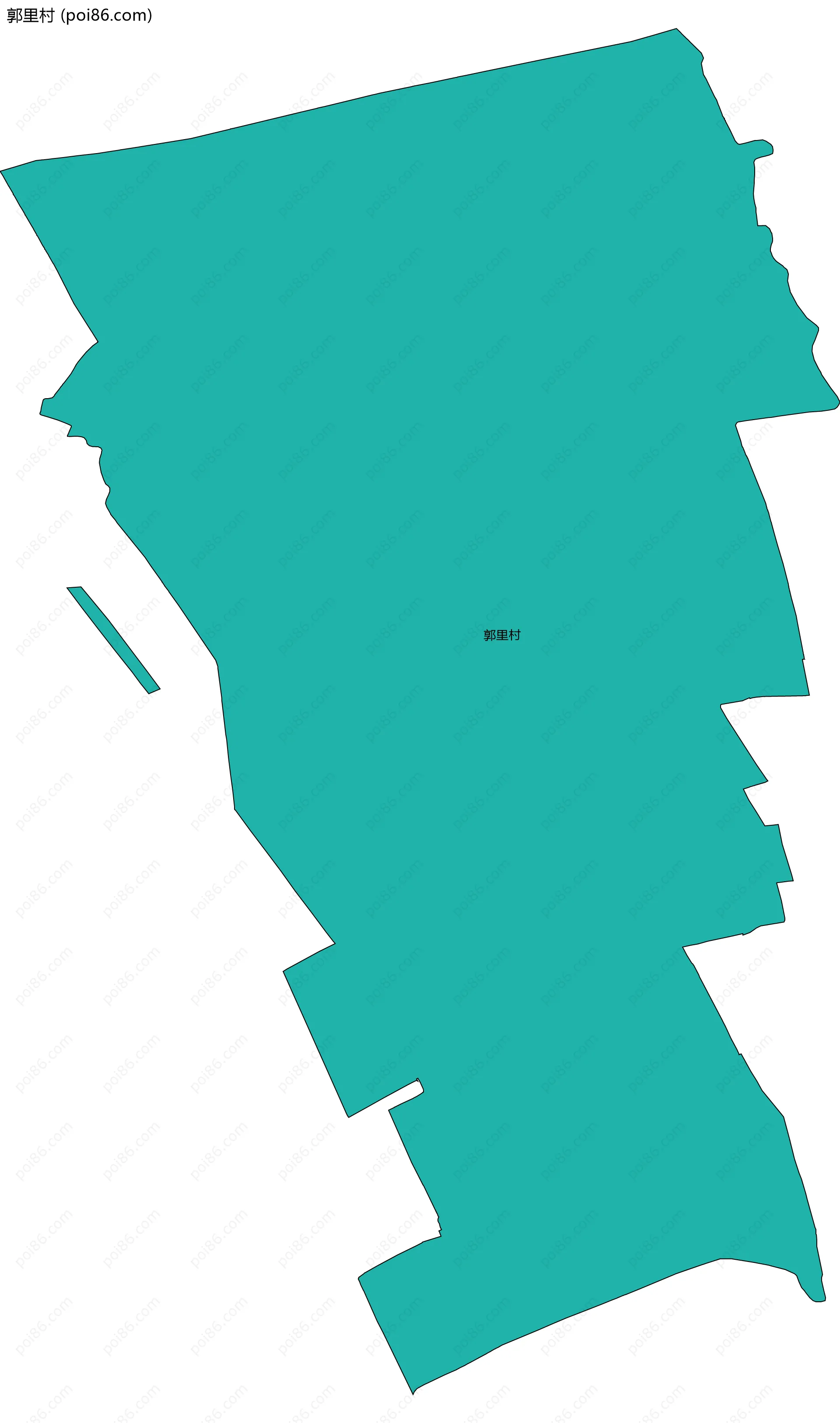 郭里村边界地图