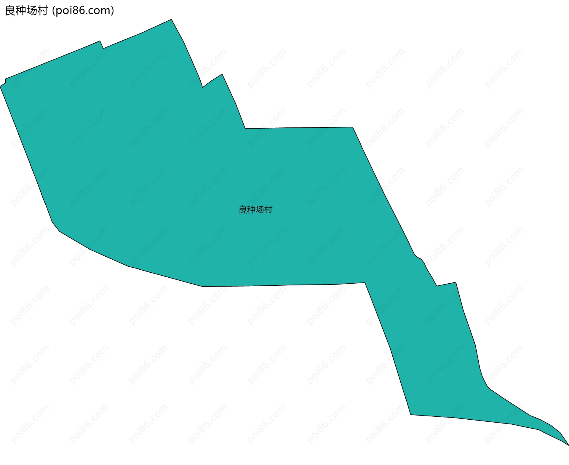 良种场村边界地图