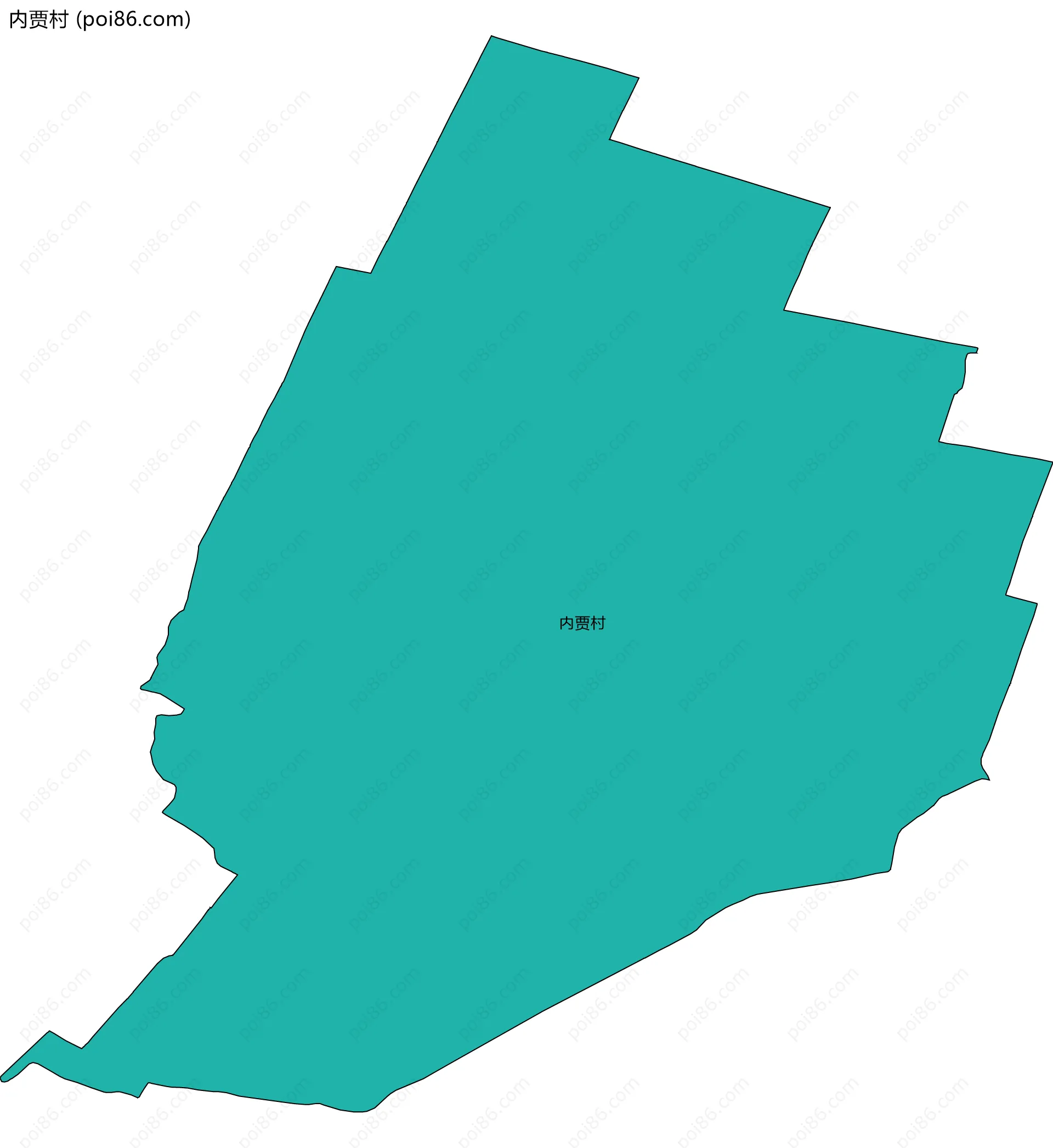 内贾村边界地图