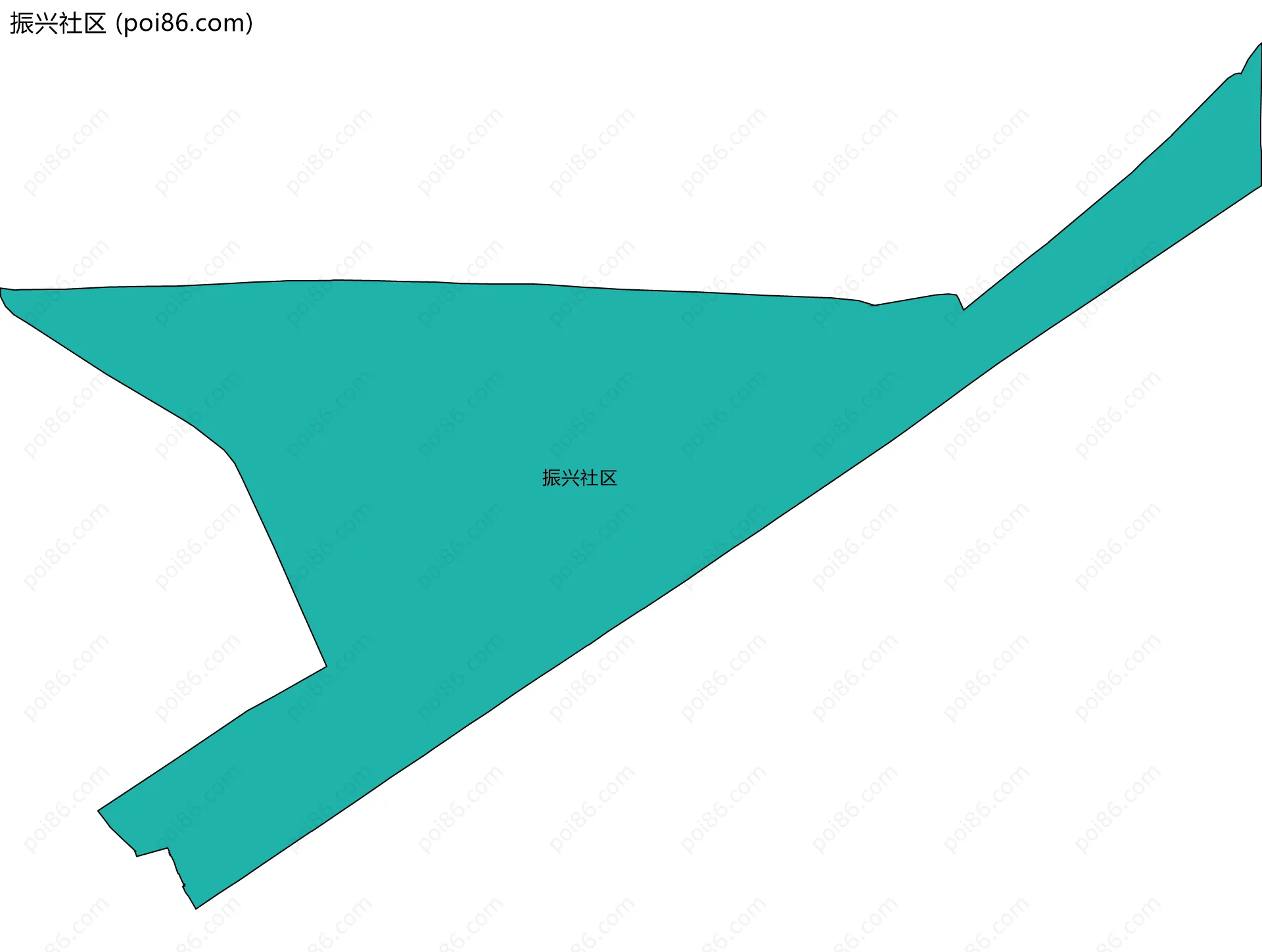 振兴社区边界地图