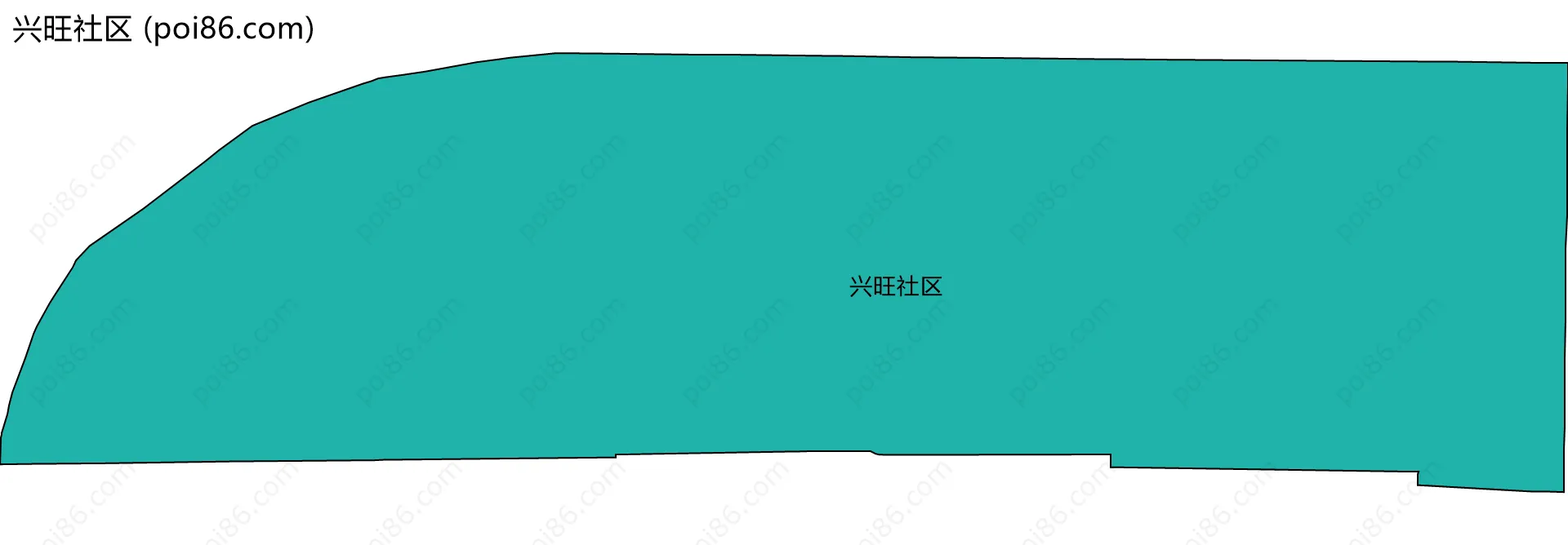 兴旺社区边界地图