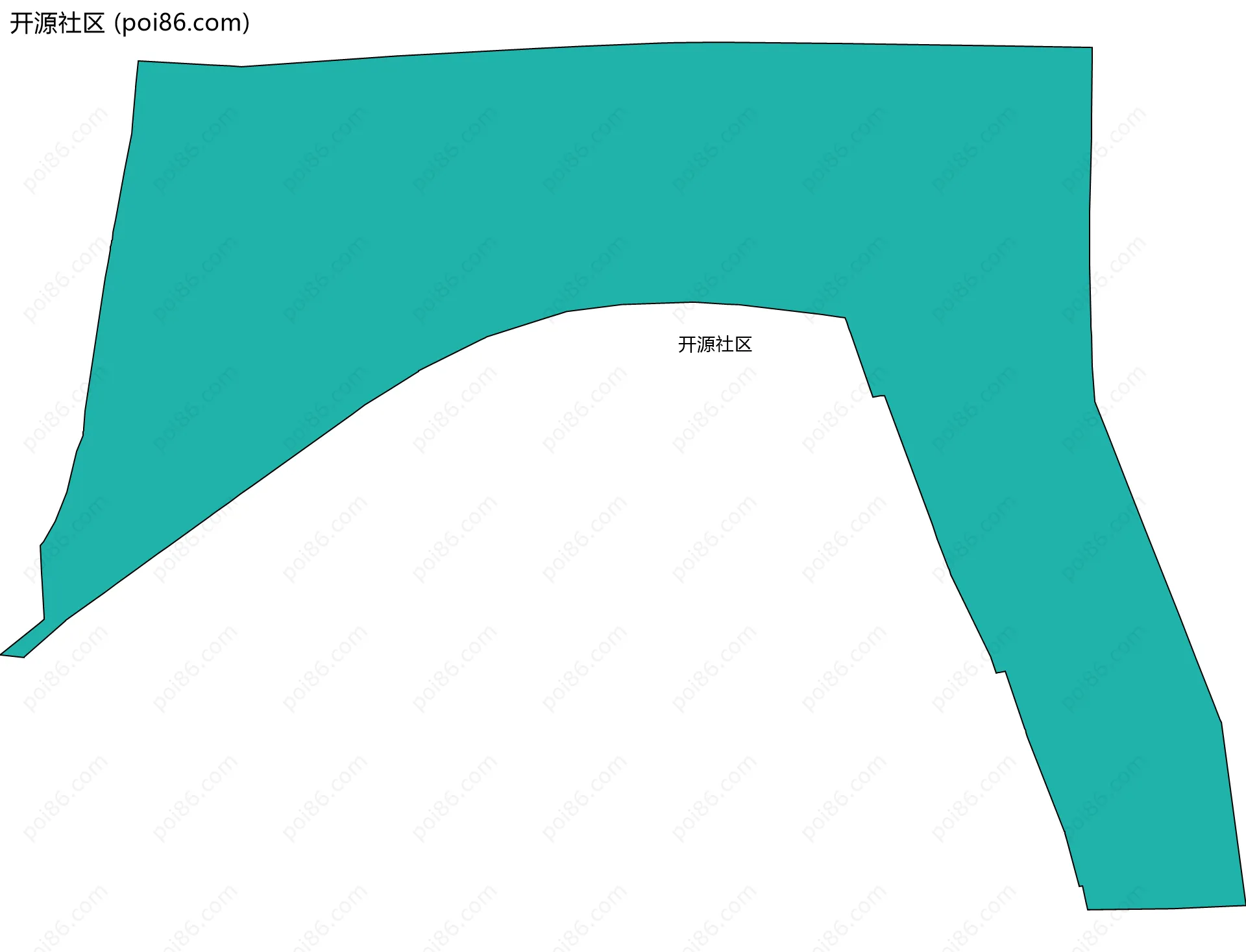 开源社区边界地图
