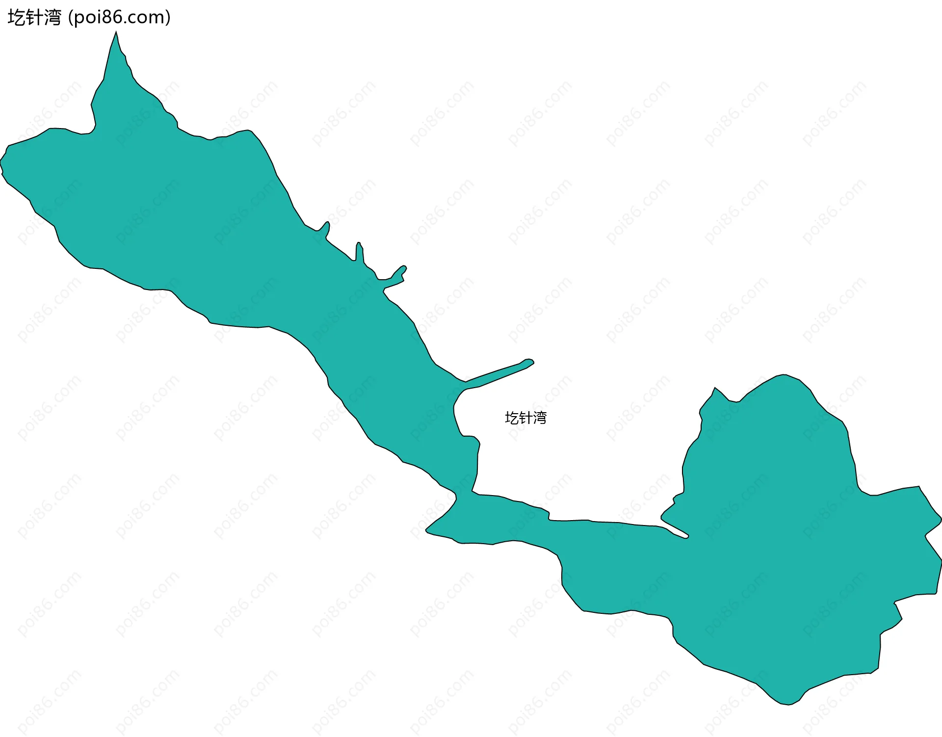 圪针湾边界地图