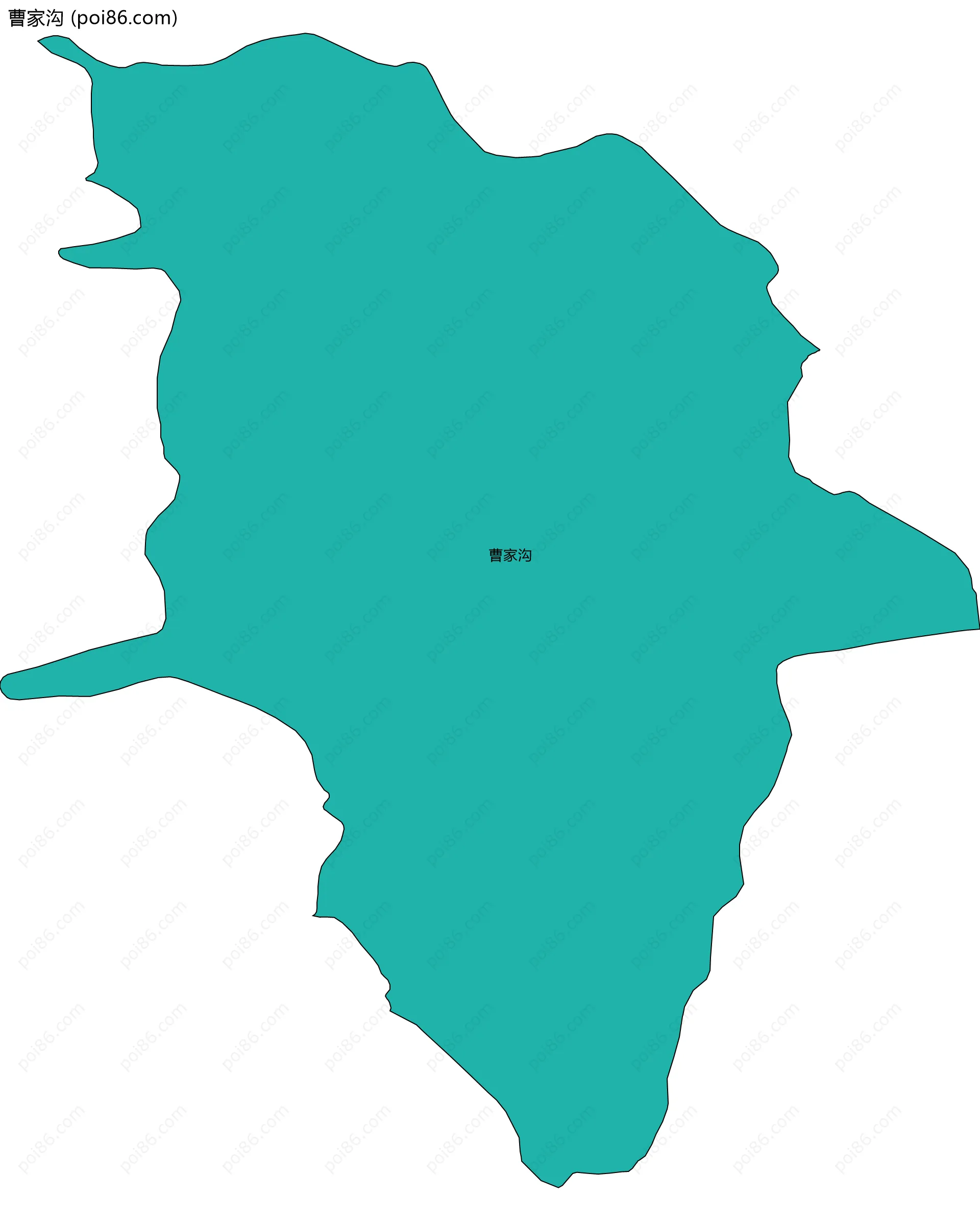 曹家沟边界地图