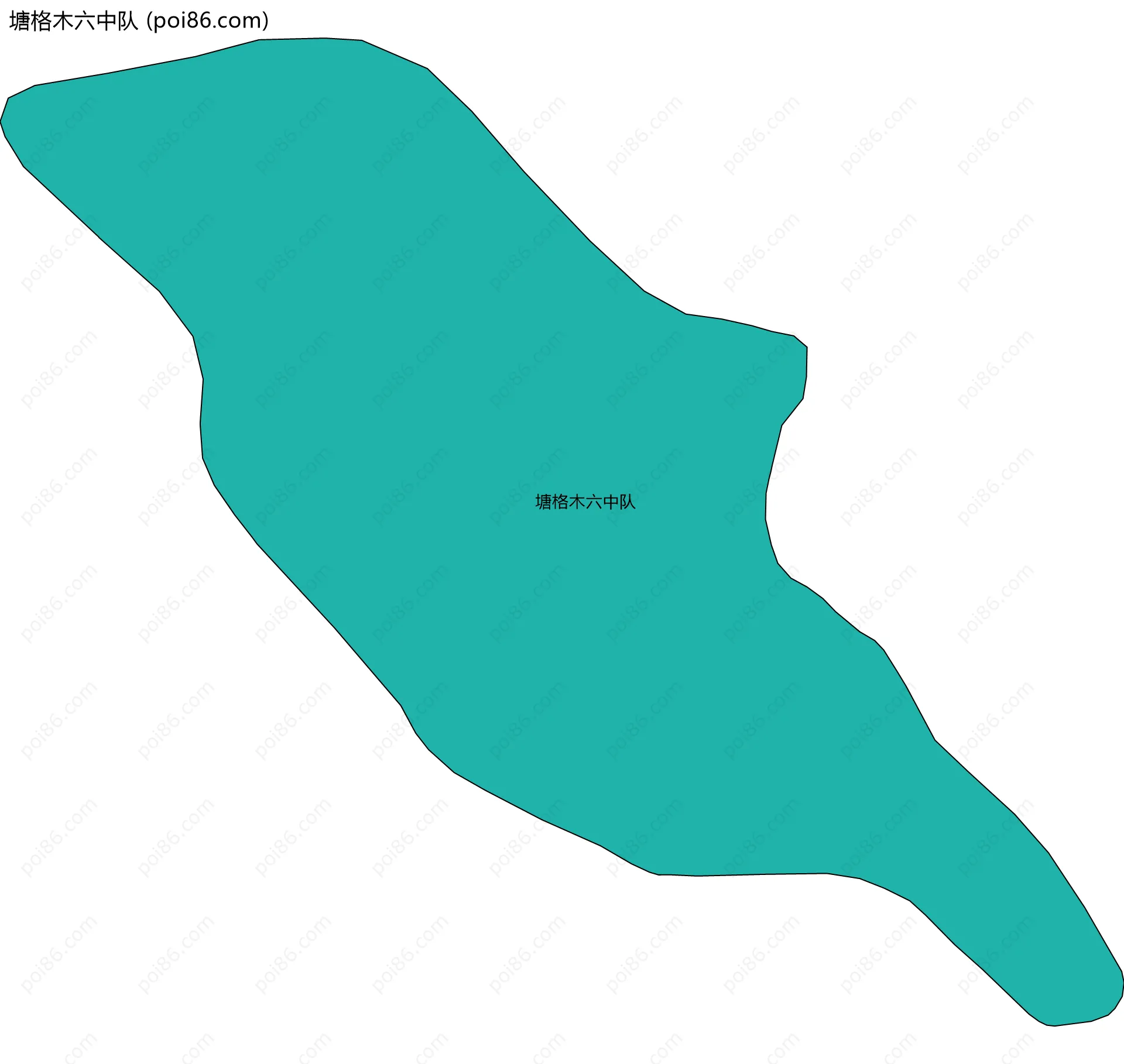 塘格木六中队边界地图