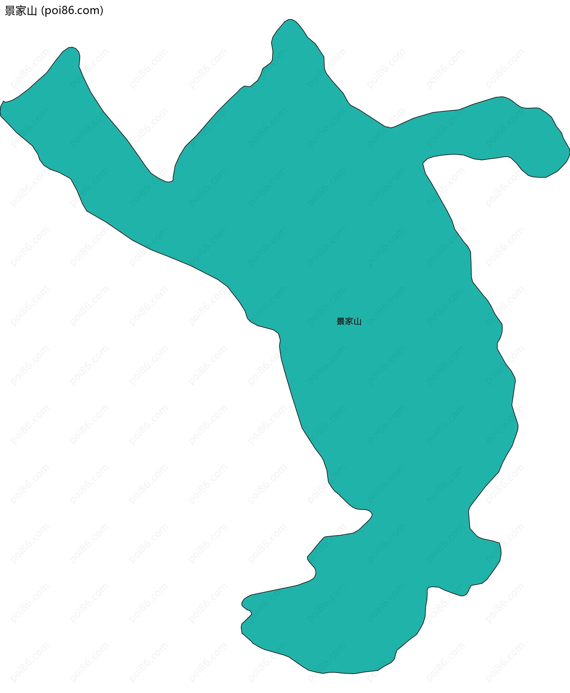 景家山边界地图