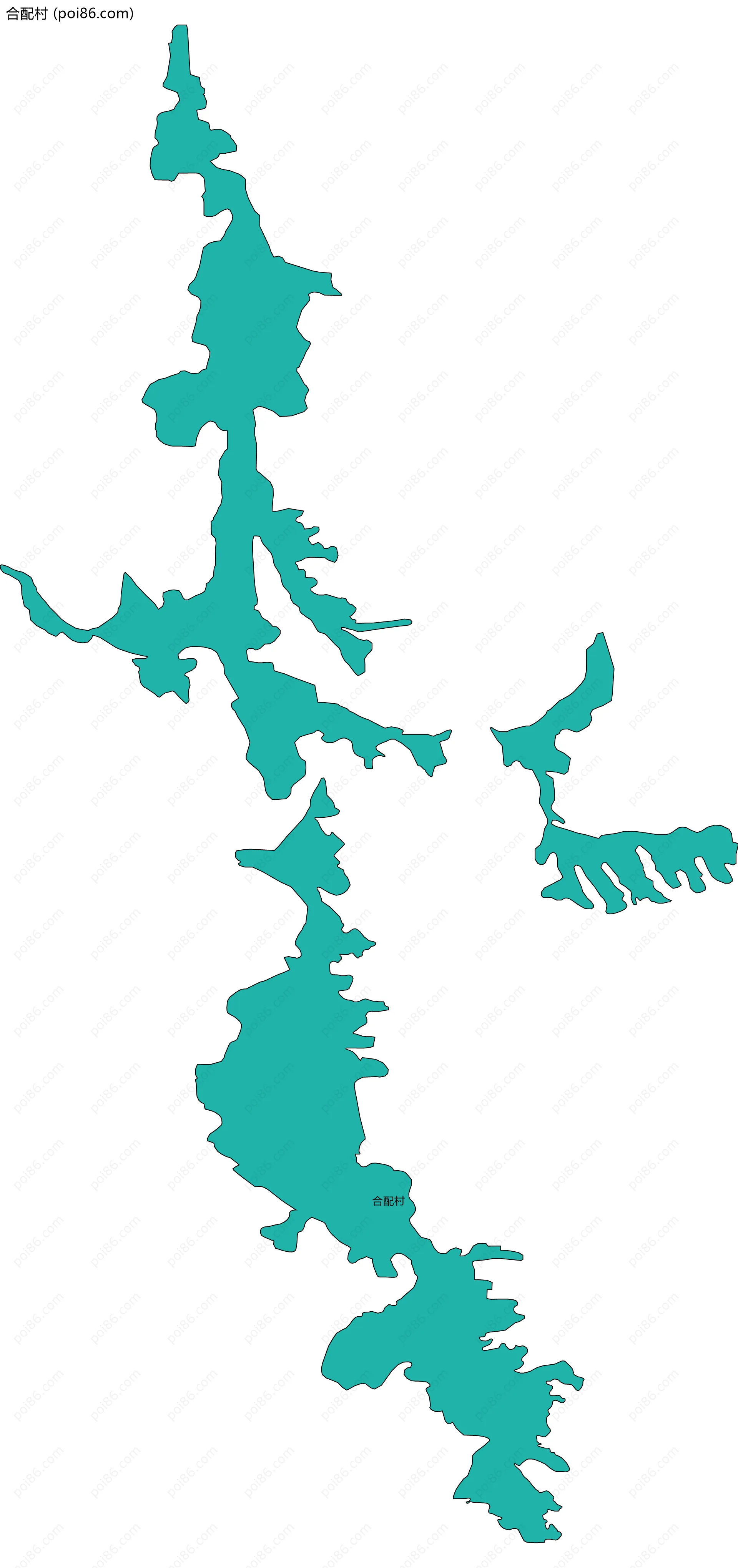 合配村边界地图