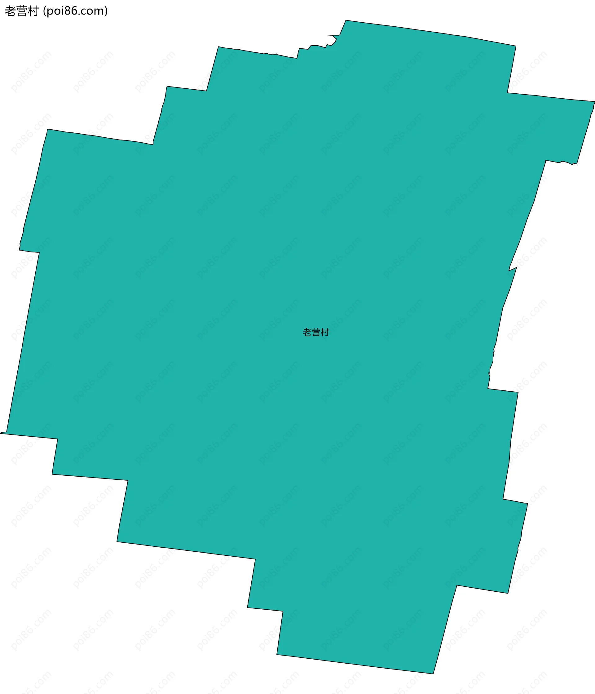 老营村边界地图