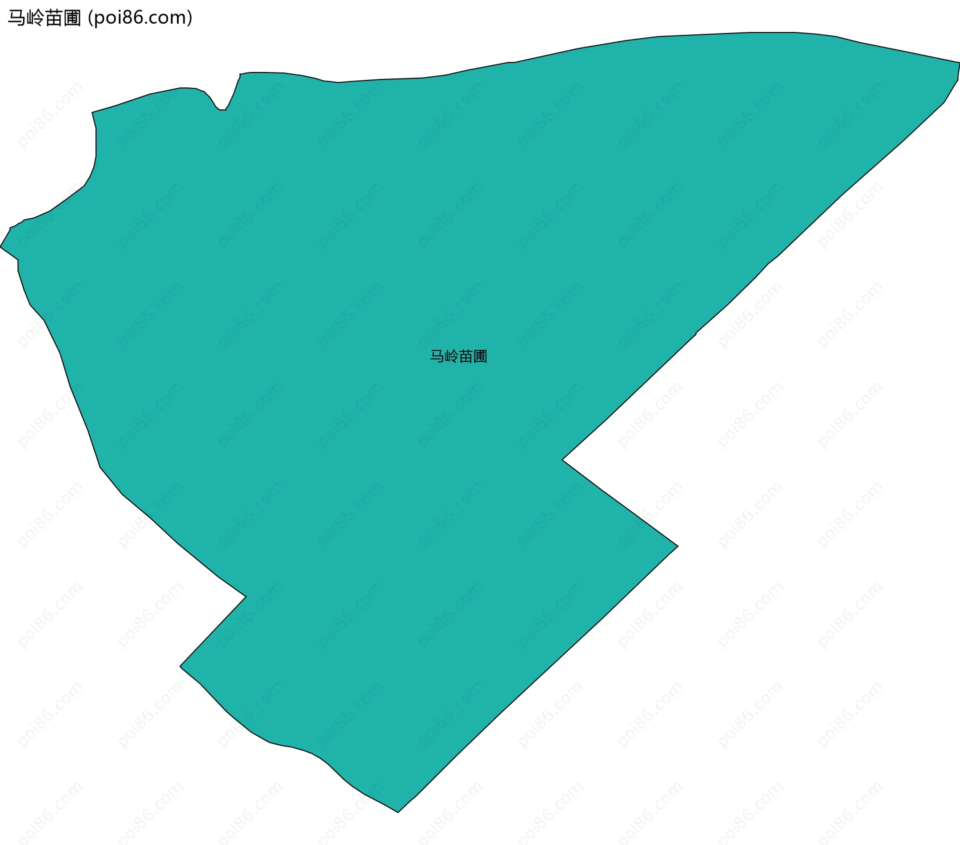 马岭苗圃边界地图
