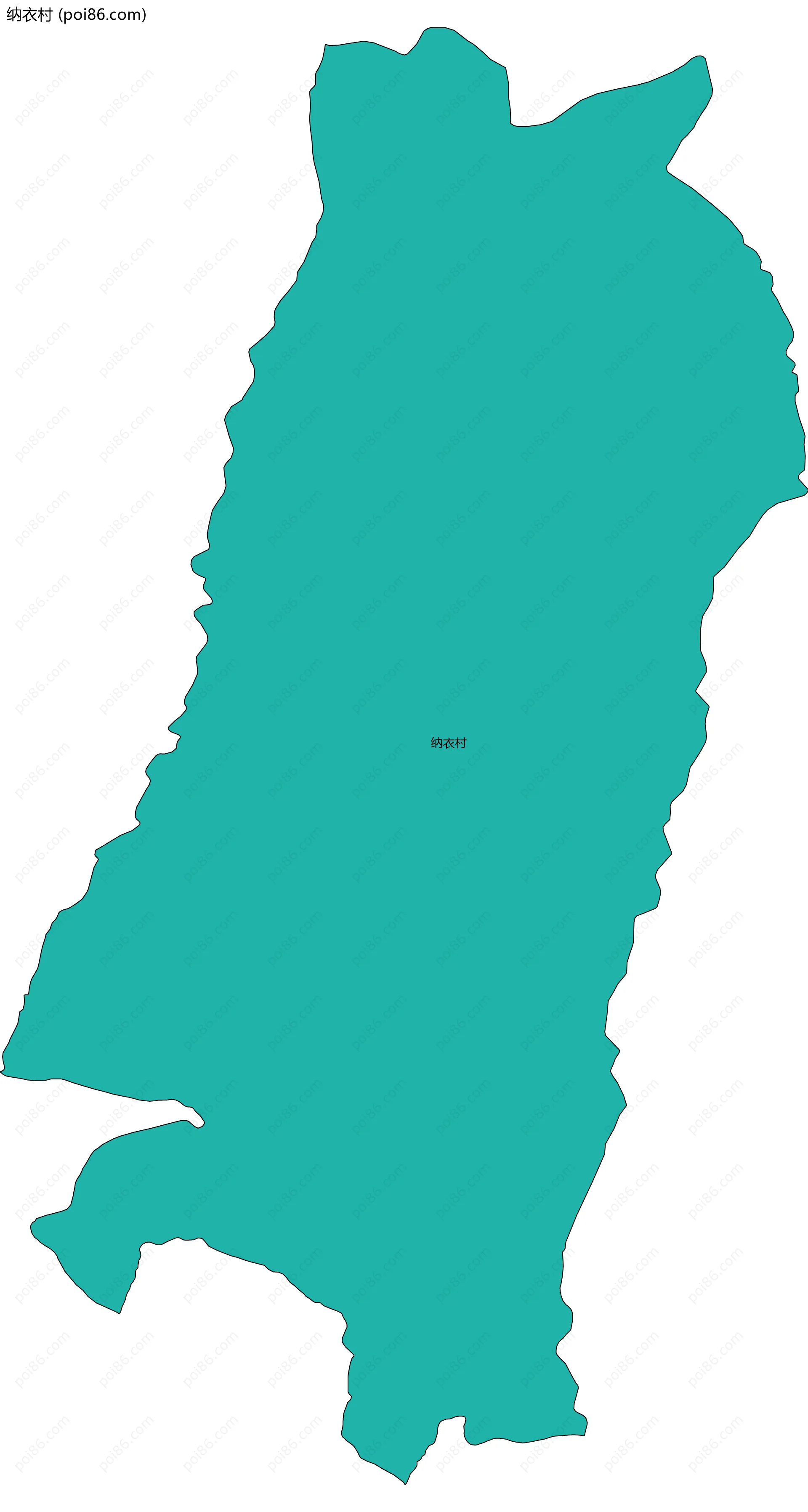 纳衣村边界地图