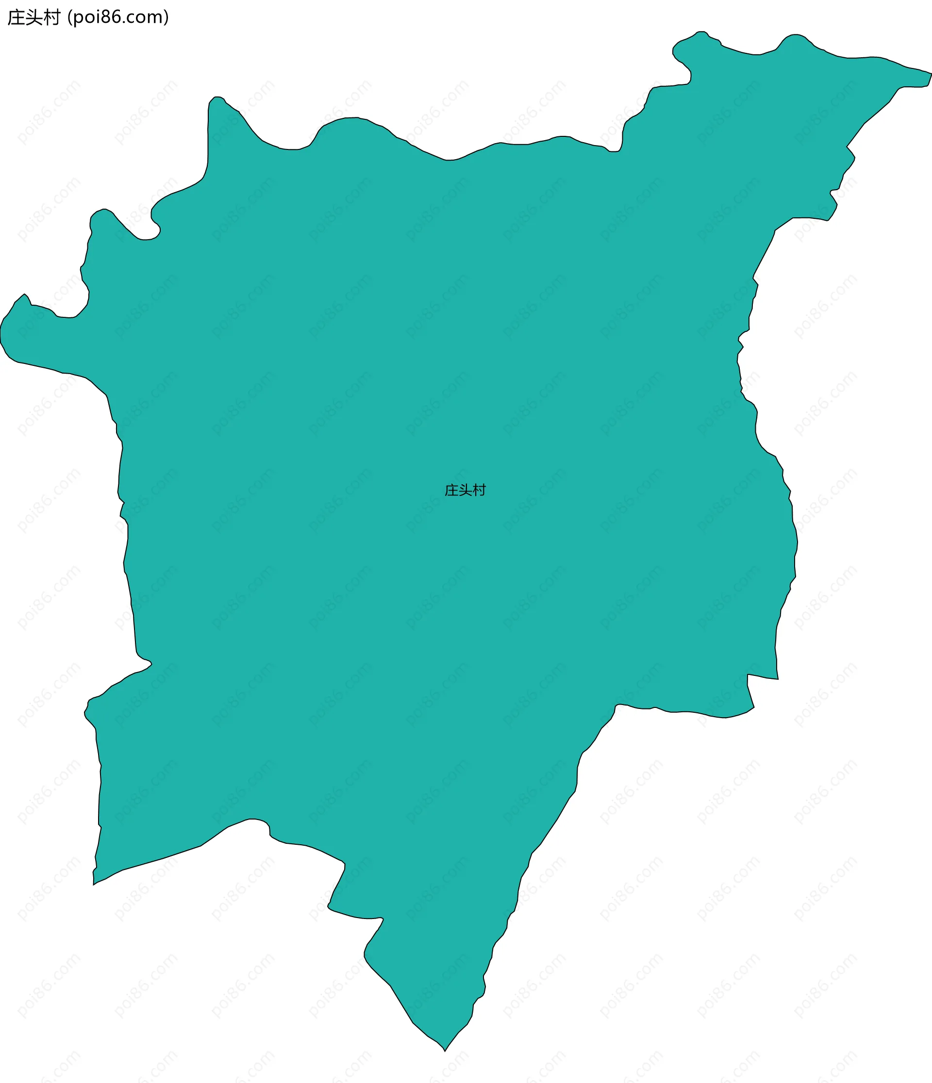 庄头村边界地图