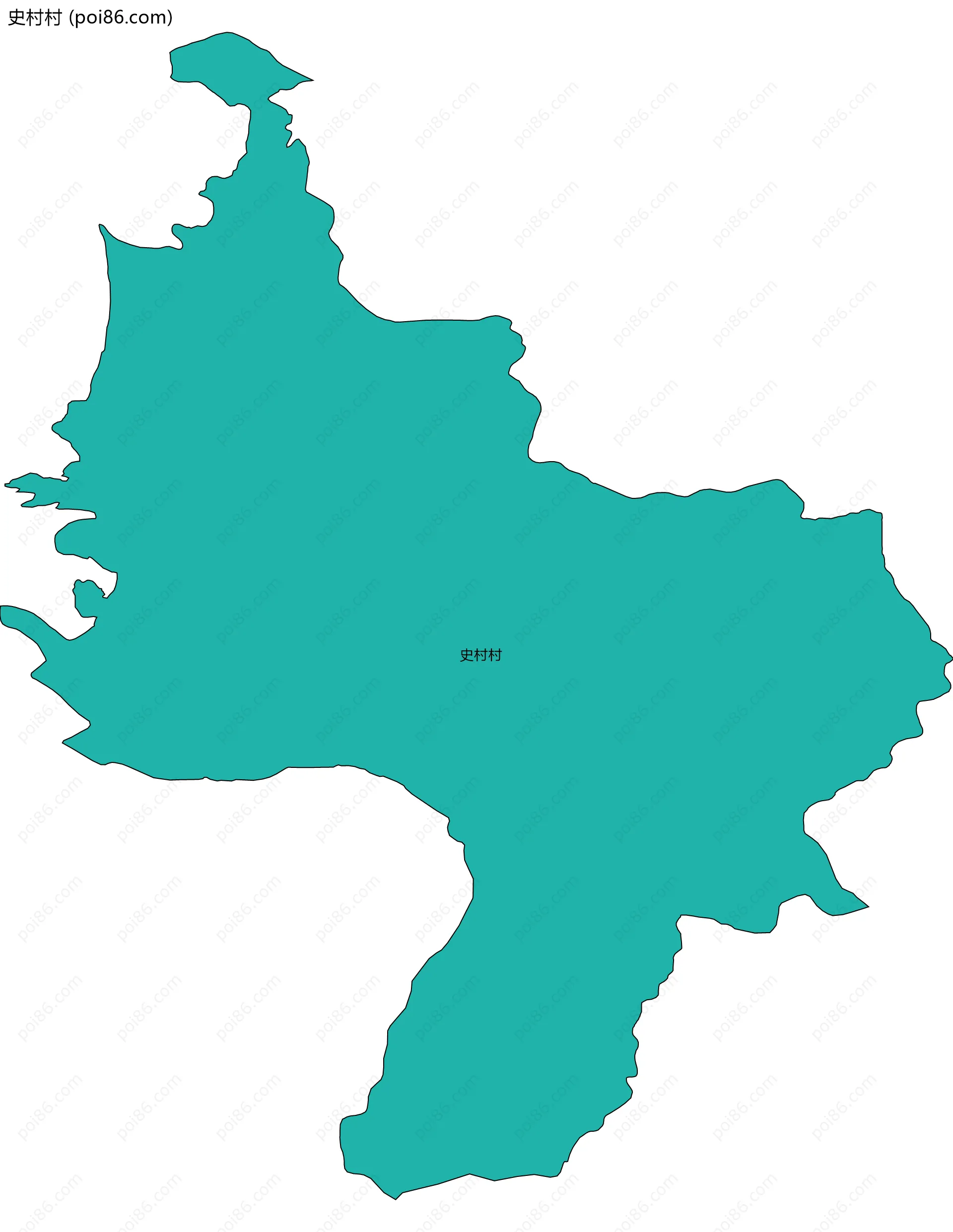 史村村边界地图