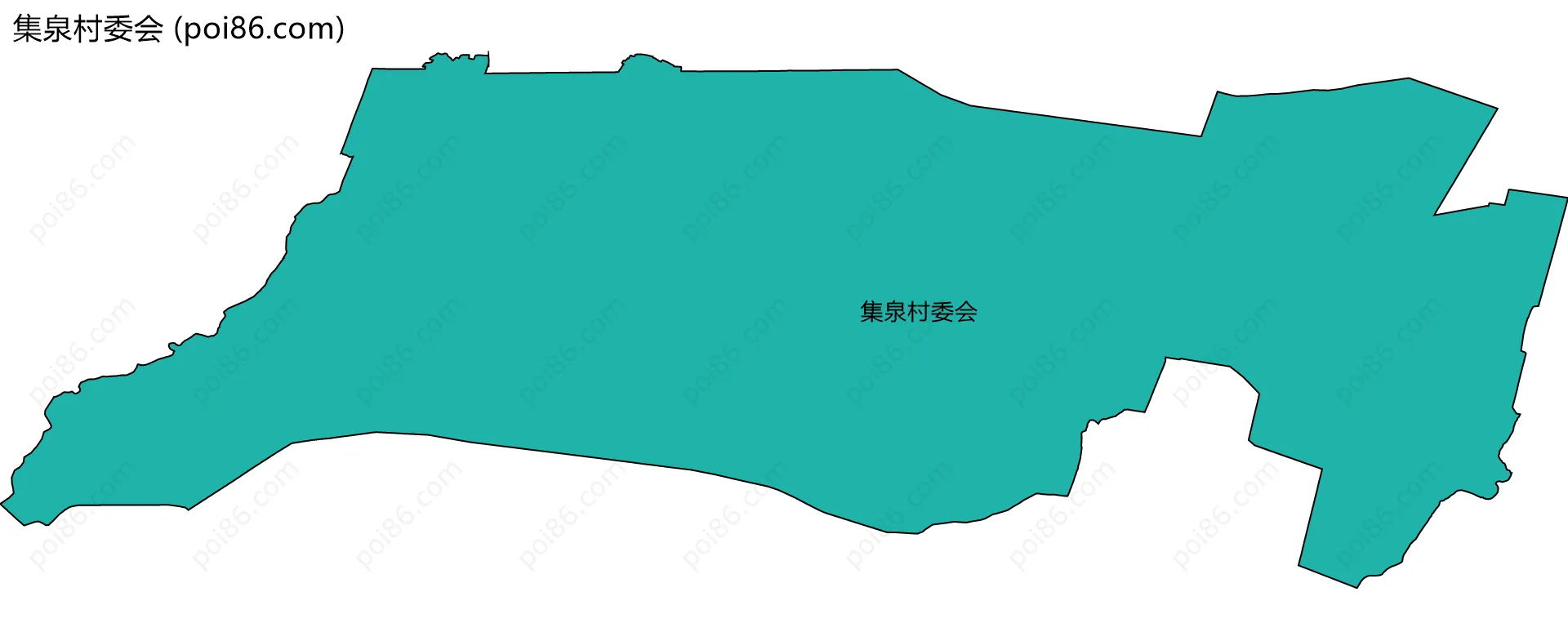 集泉村委会边界地图