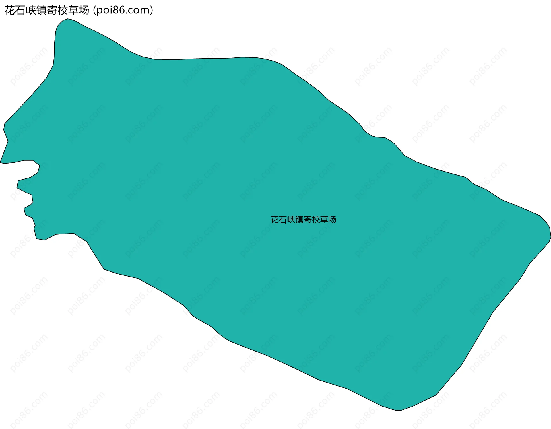 花石峡镇寄校草场边界地图