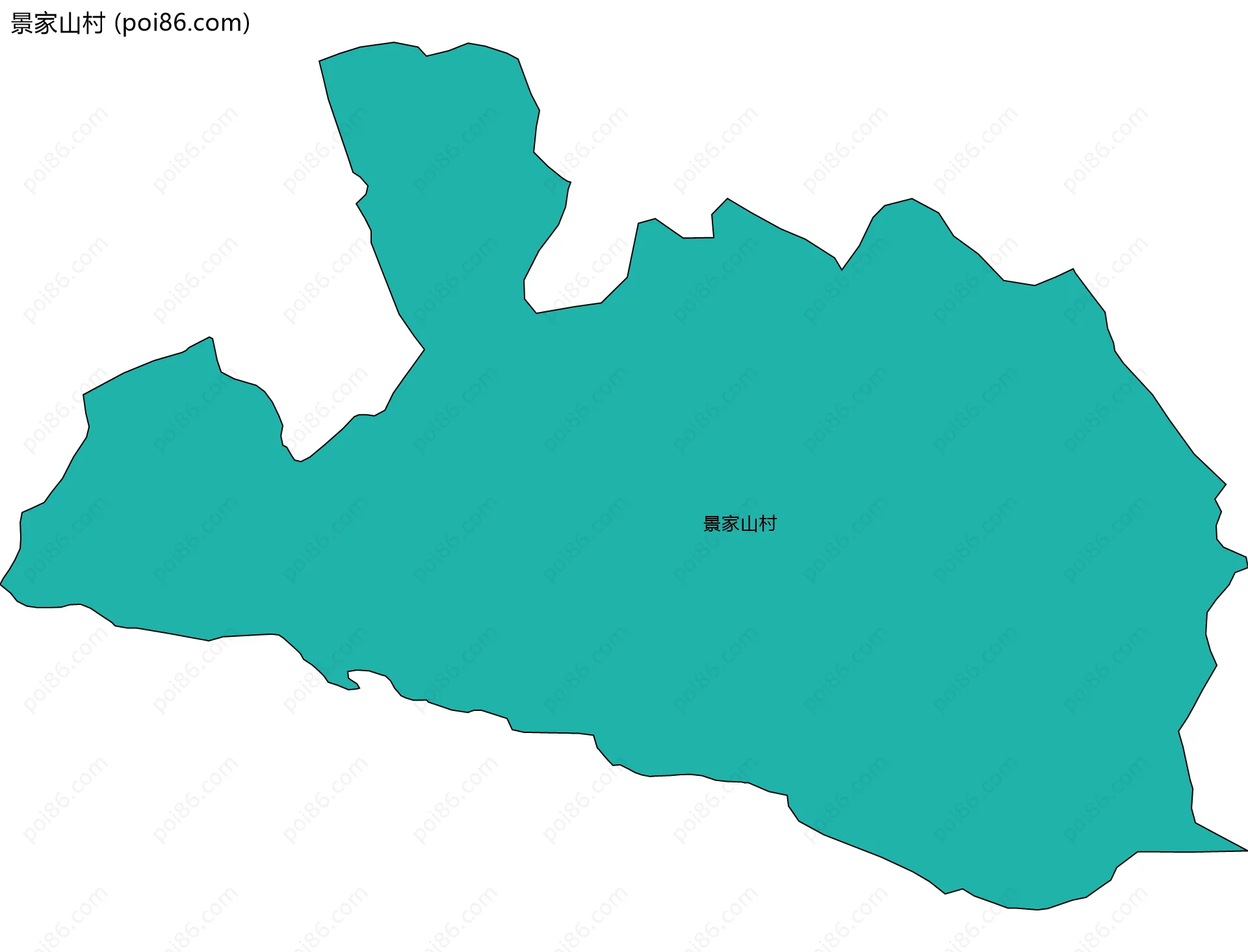 景家山村边界地图