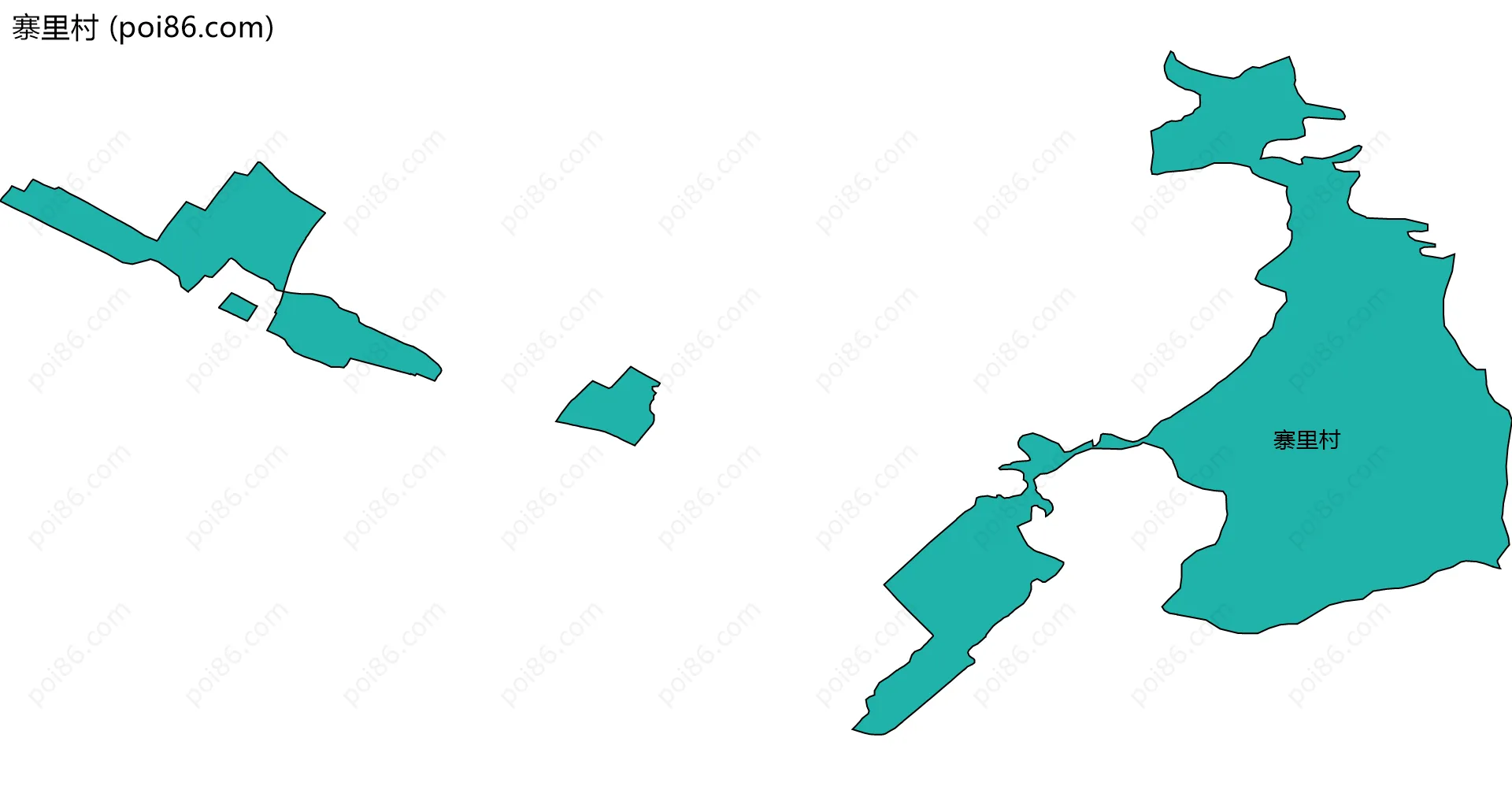 寨里村边界地图