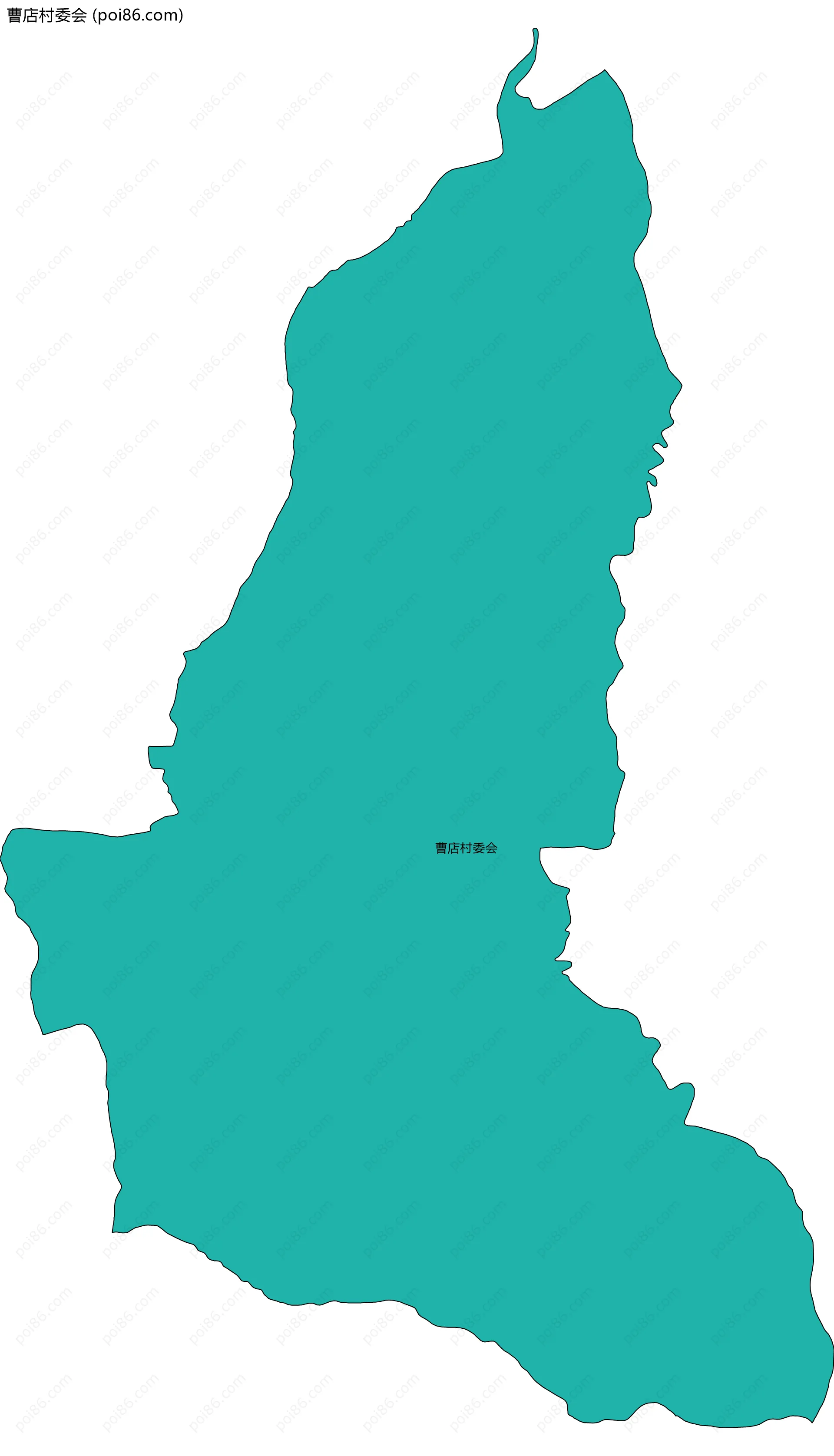 曹店村委会边界地图