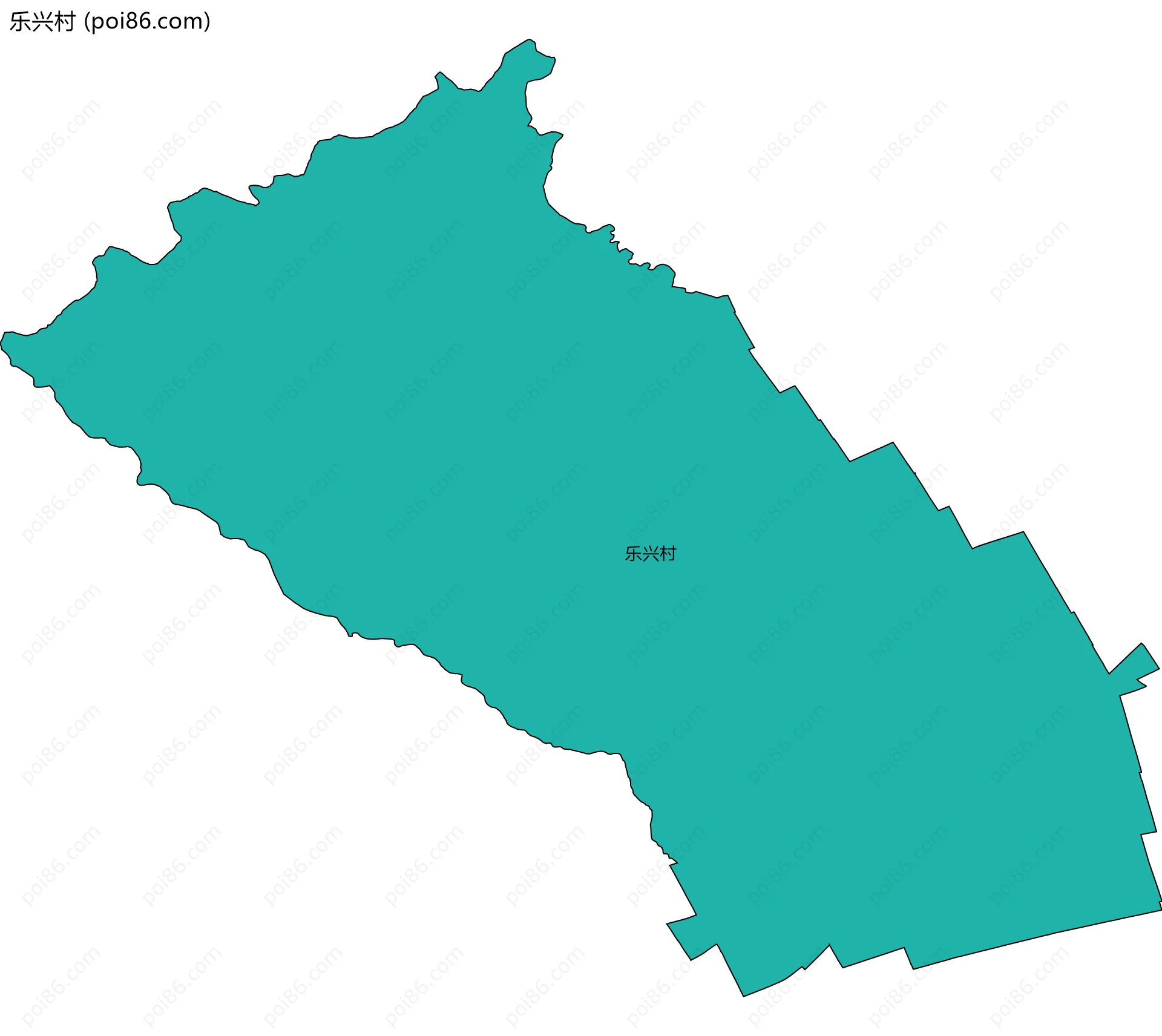 乐兴村边界地图